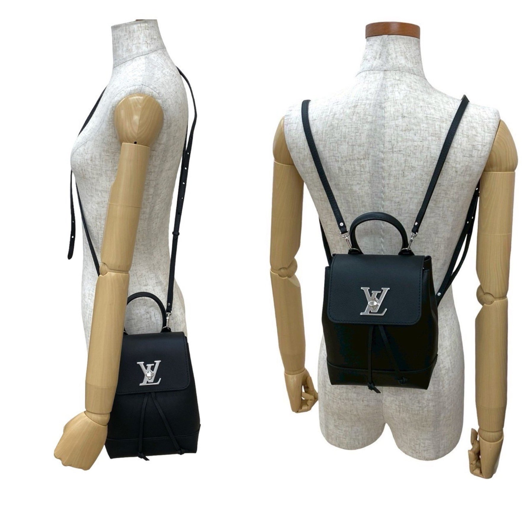 Louis Vuitton Unused Lockme Backpack, Leather, Rucksack/Shoulder Bag