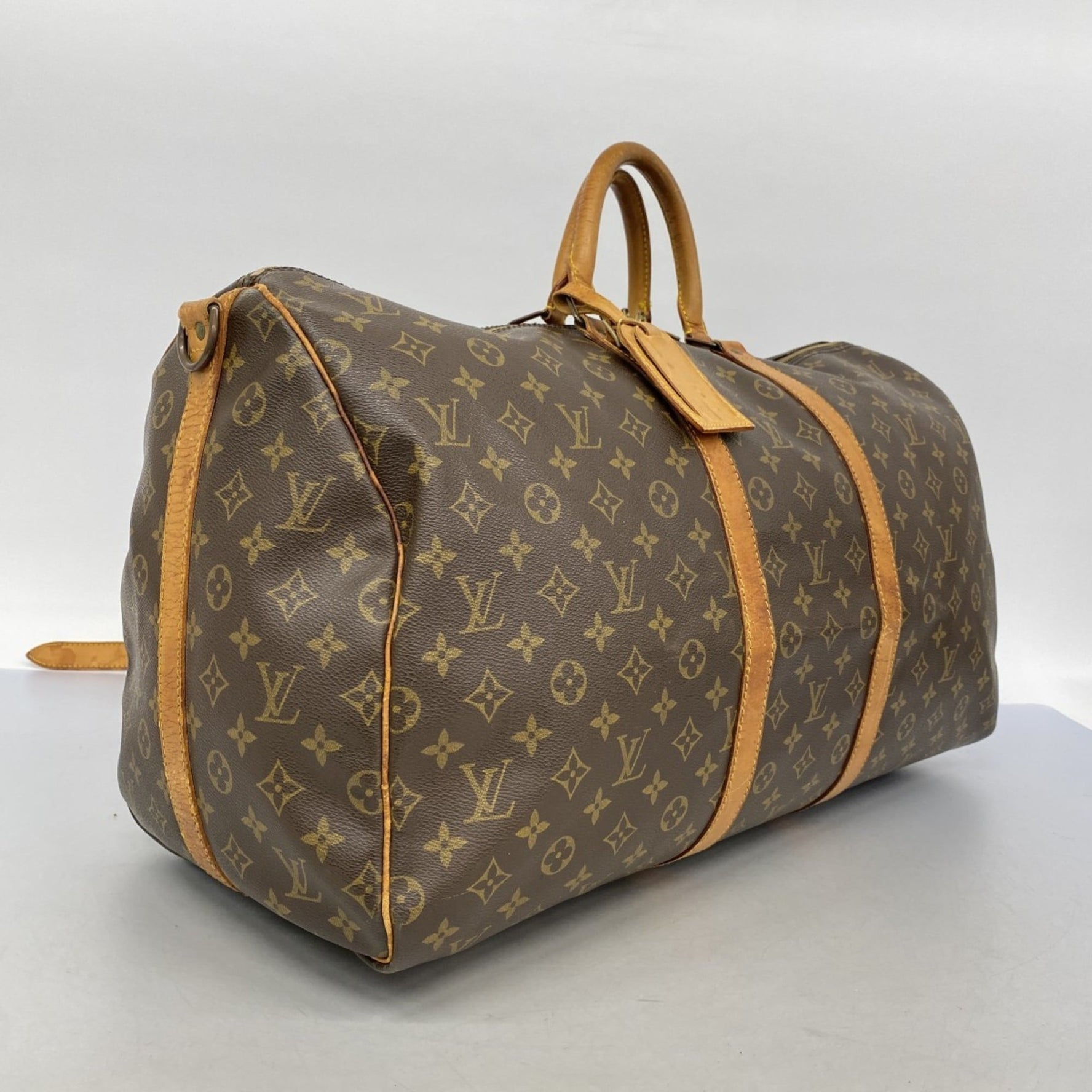 Louis Vuitton Monogram Keepall Bandouliere 55 Boston Bag Men's and