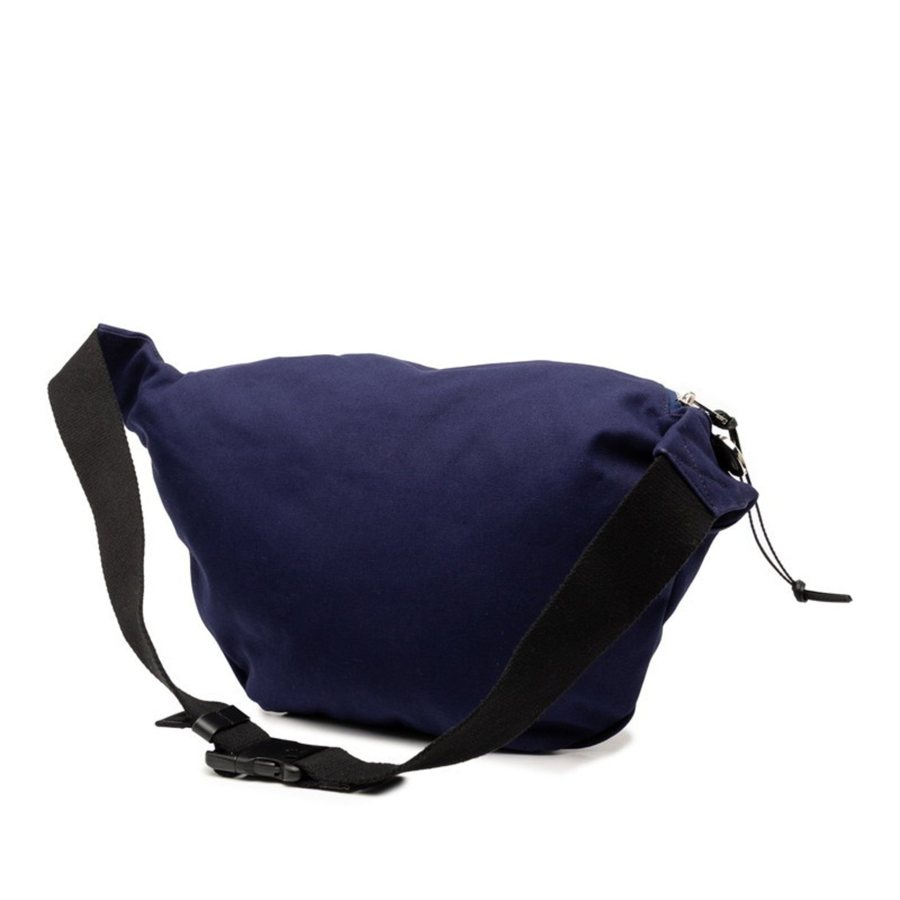 LOEWE Anagram Logo Waist Bag, Body Bum Navy, Black Canvas, Leather