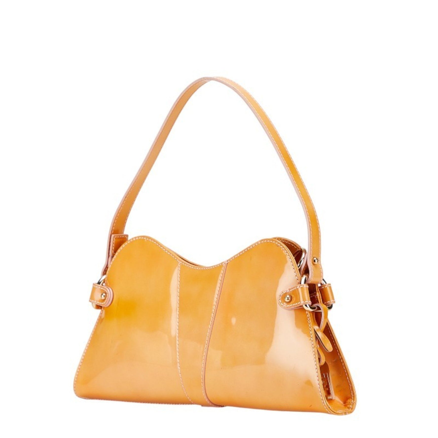 Fendi shoulder bag/handbag in patent leather .