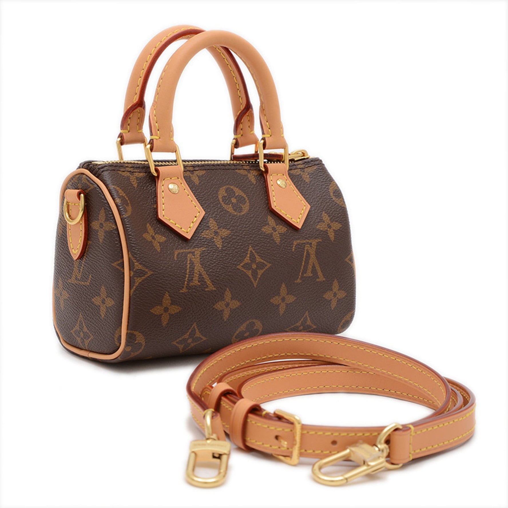 Louis Vuitton Monogram Nano Speedy 2-Way Shoulder Bag