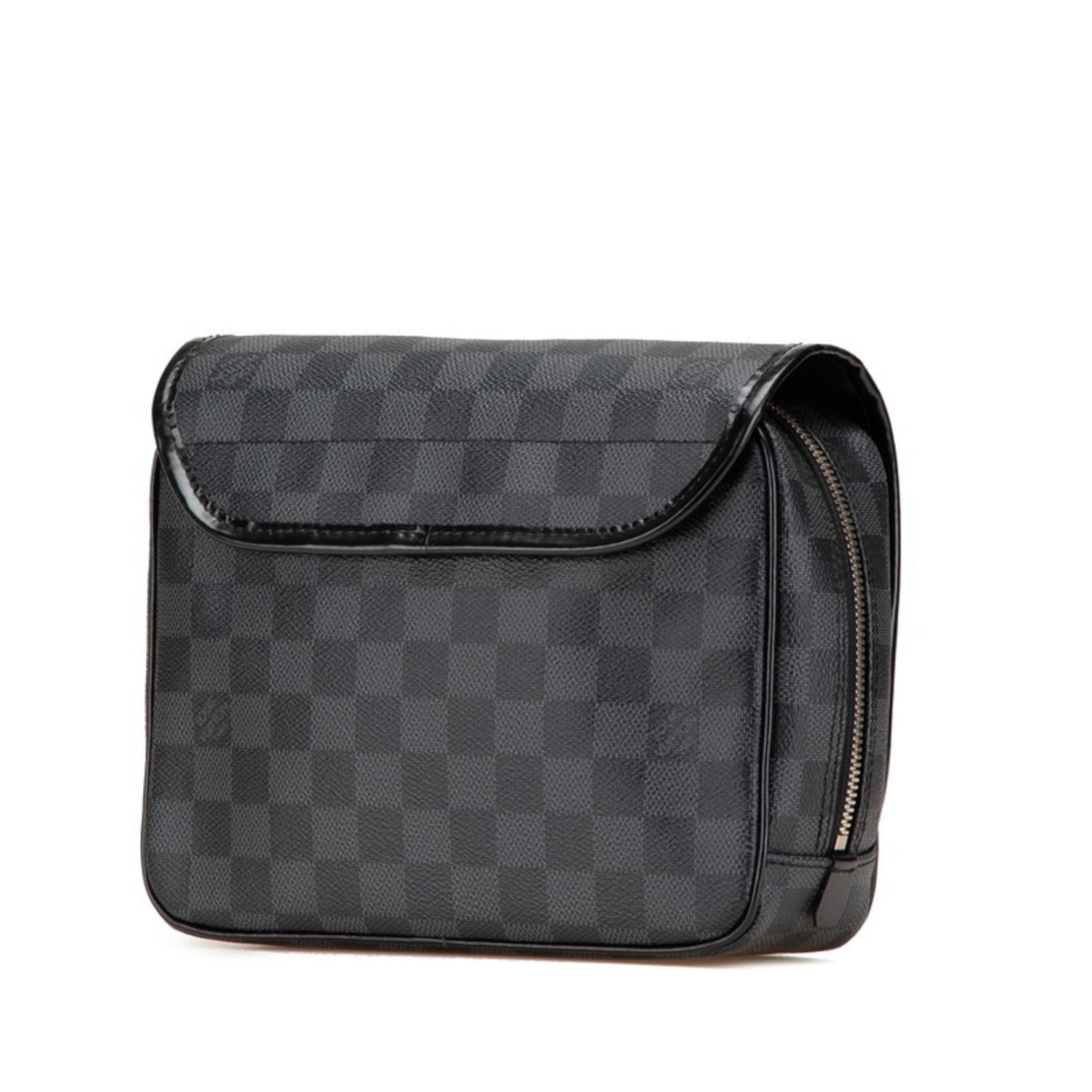 Louis Vuitton Damier Graphite Truth Suspendable Pouch Second Bag PVC Leather