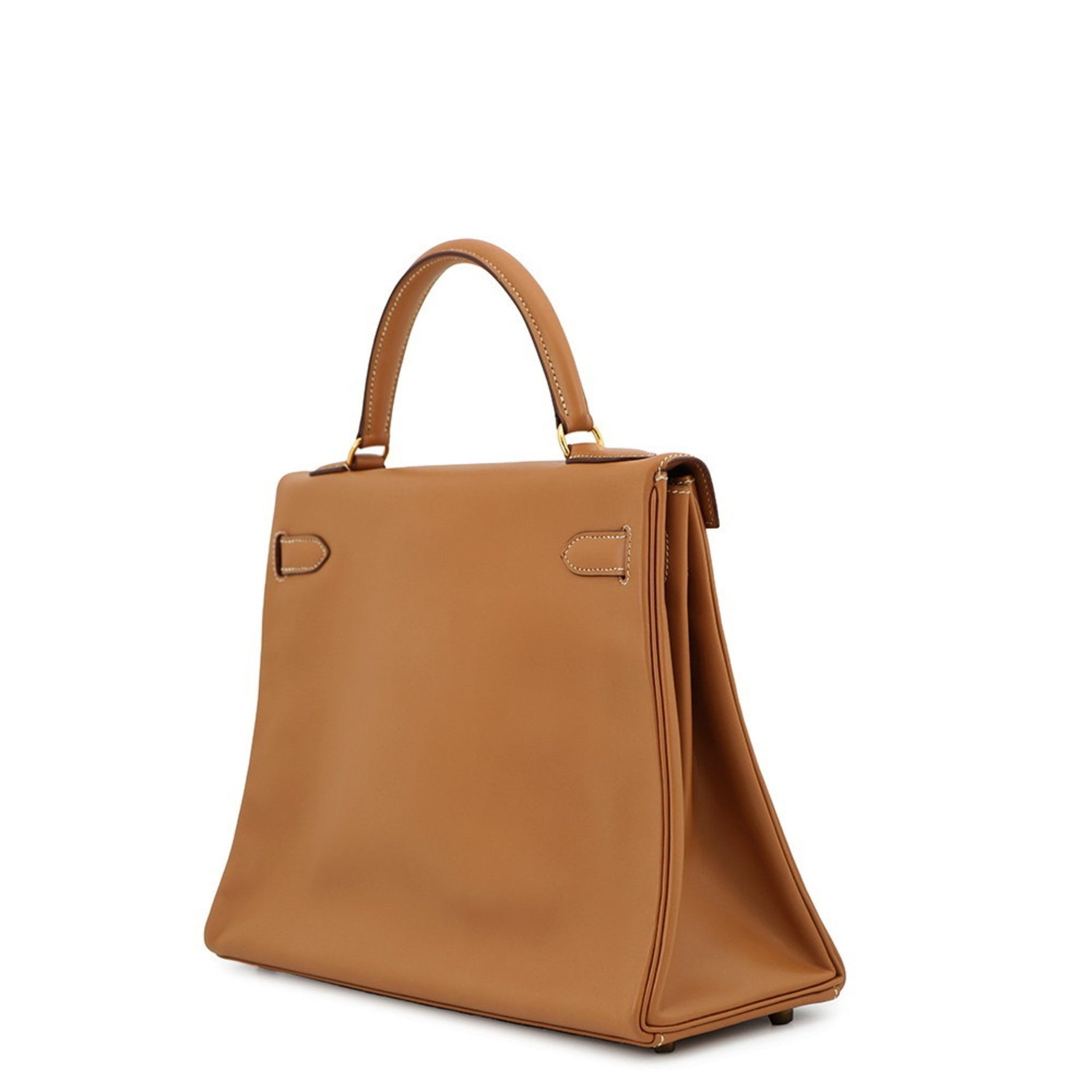 Hermes Hermès Kelly 32 Handbag, Natural Vau Chamonix Leather, Inner Stitching, XX V Stamp, 2-Way Shoulder Bag