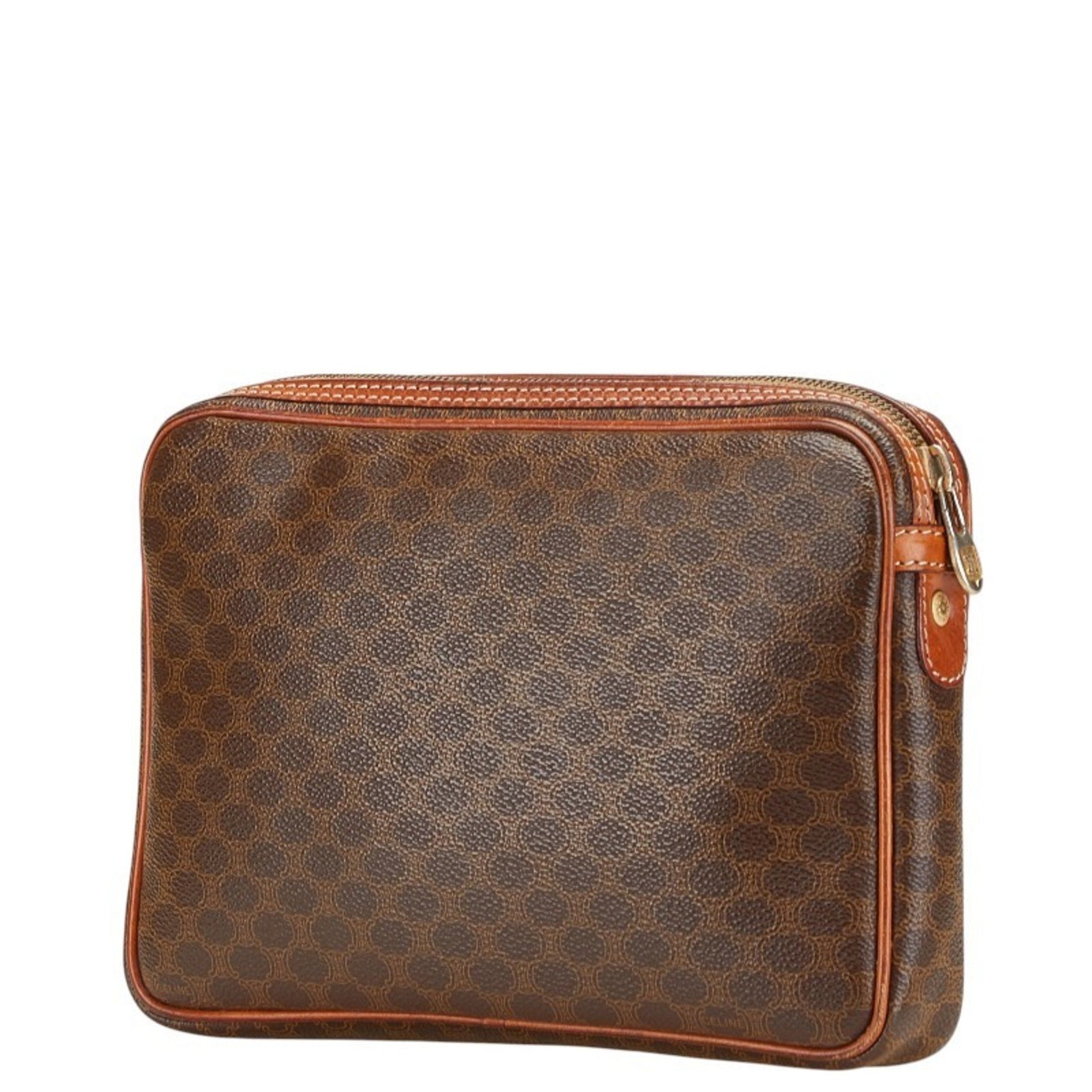 Celine Macadam Clutch Bag Leather