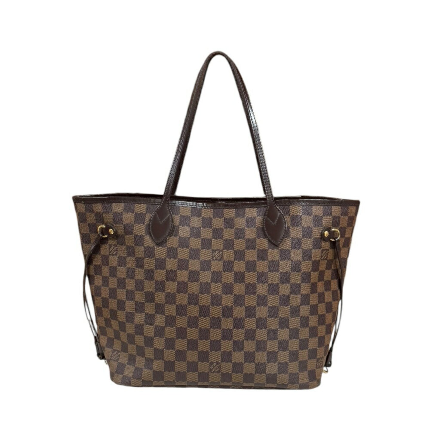 Louis Vuitton Neverfull MM Damier Tote Bag Canvas N51105 Brown Women's LOUIS VUITTON