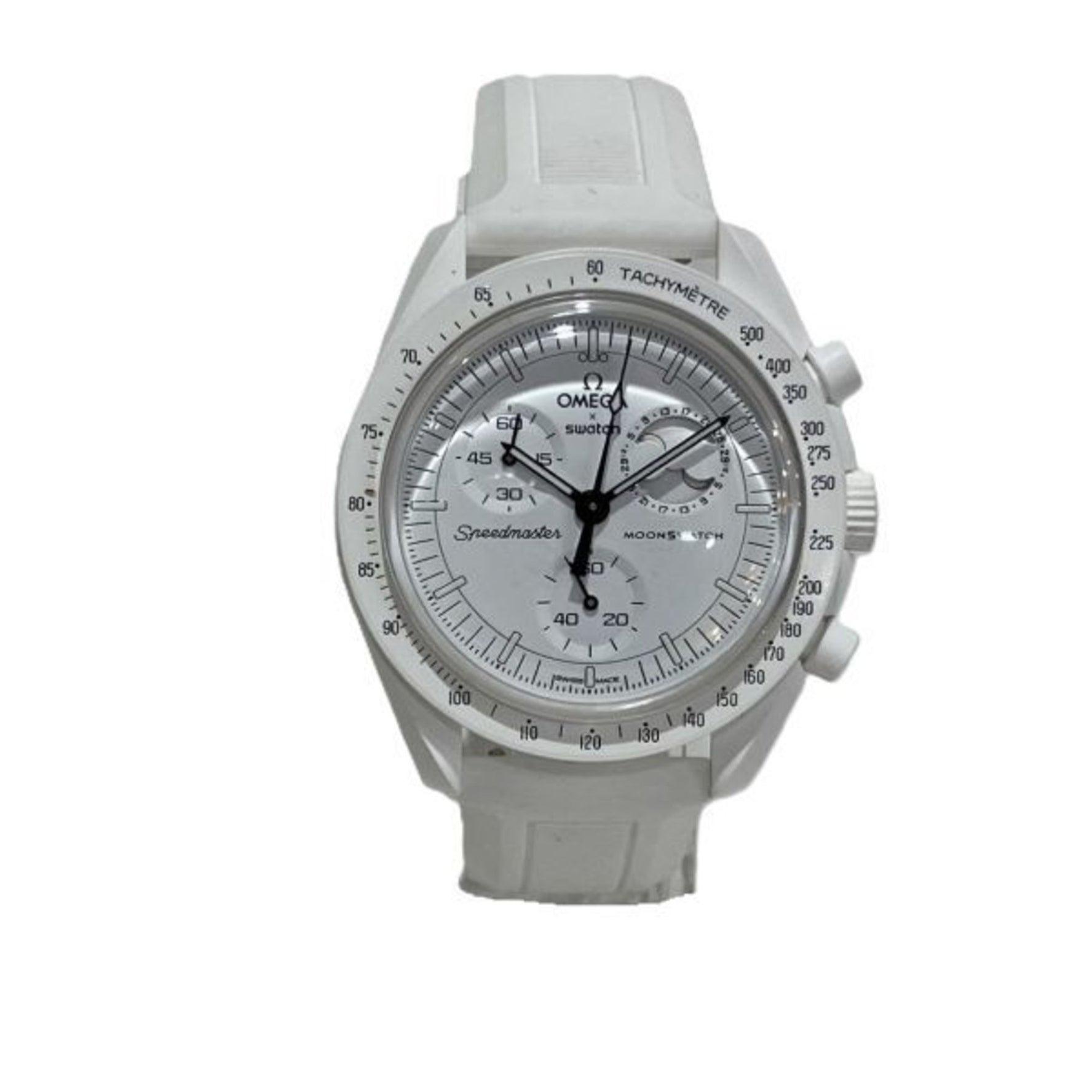 Omega x Swatch Speedmaster Moonphase Quartz Watch Wristwatch