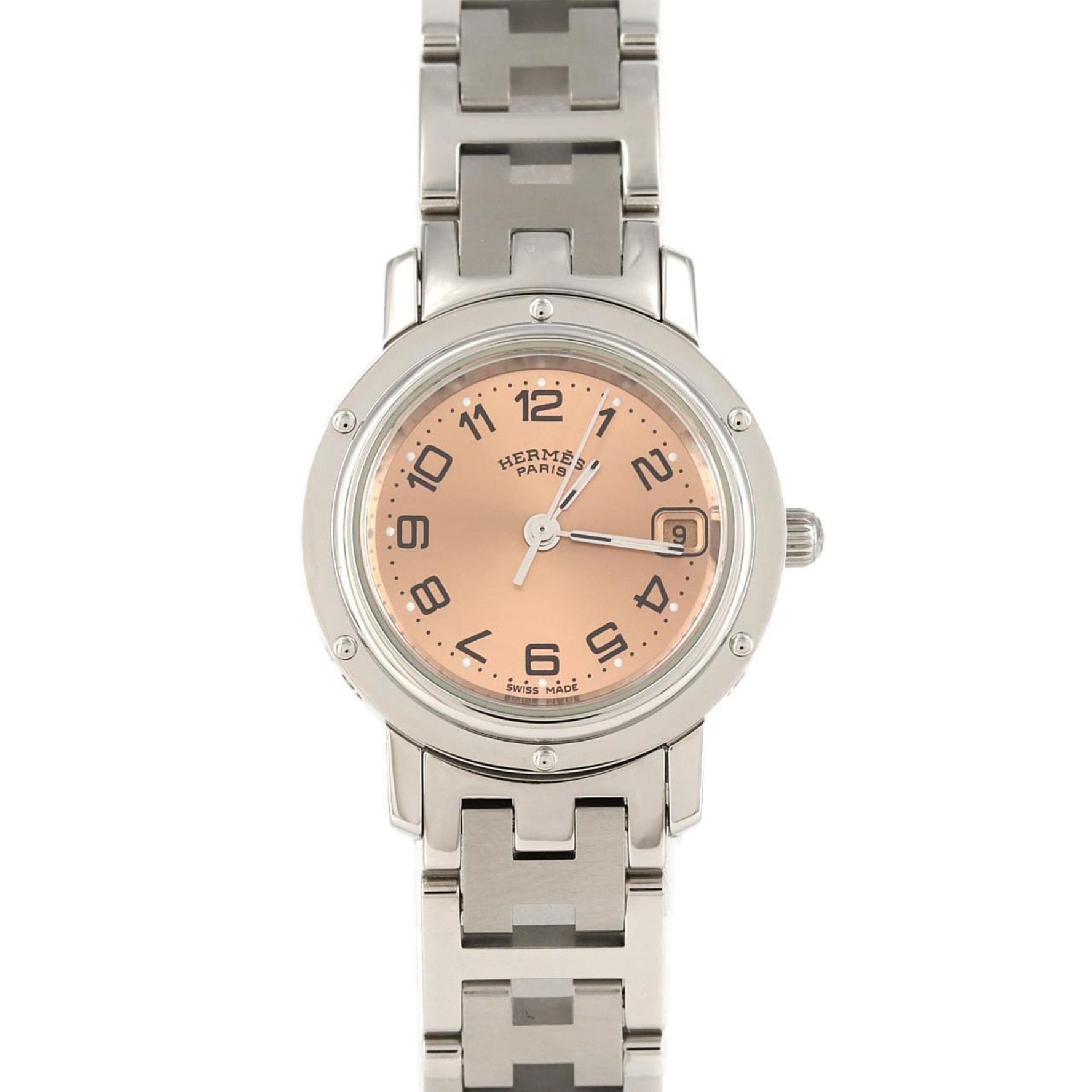 Hermès Clipper Stainless Steel Quartz Watch