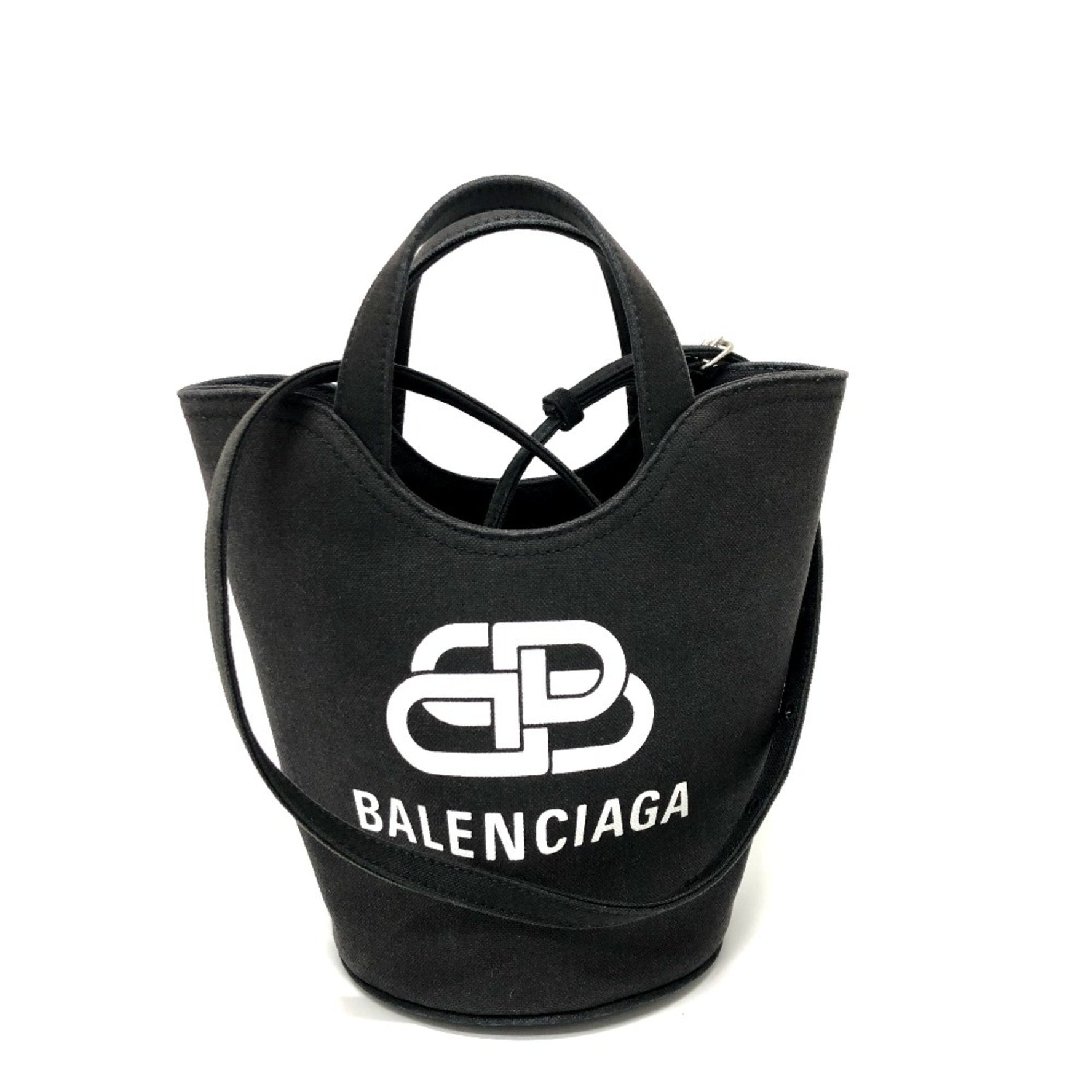 Balenciaga 2WAY bag Hand Bag Black SilverHardware