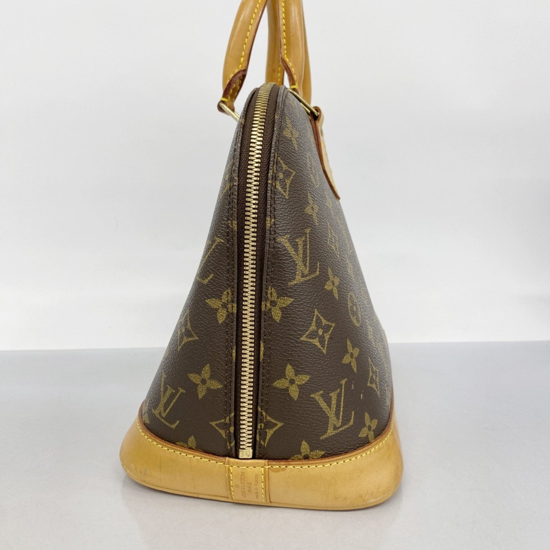 Louis Vuitton Monogram Alma Handbag M51130 Brown Women's