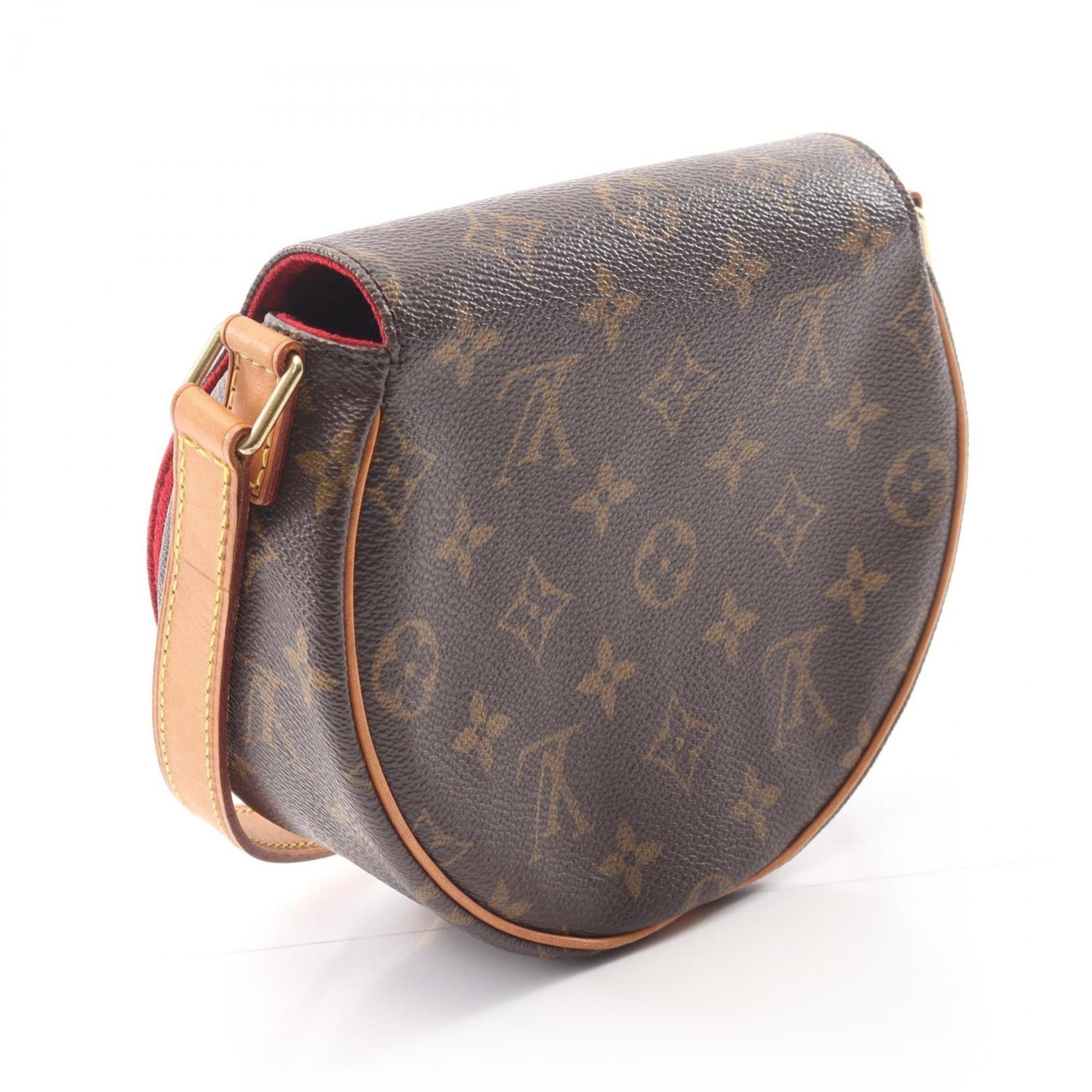 Louis Vuitton Tan Blanc Shoulder Bag, Coated Canvas and Leather, Monogram, Brown