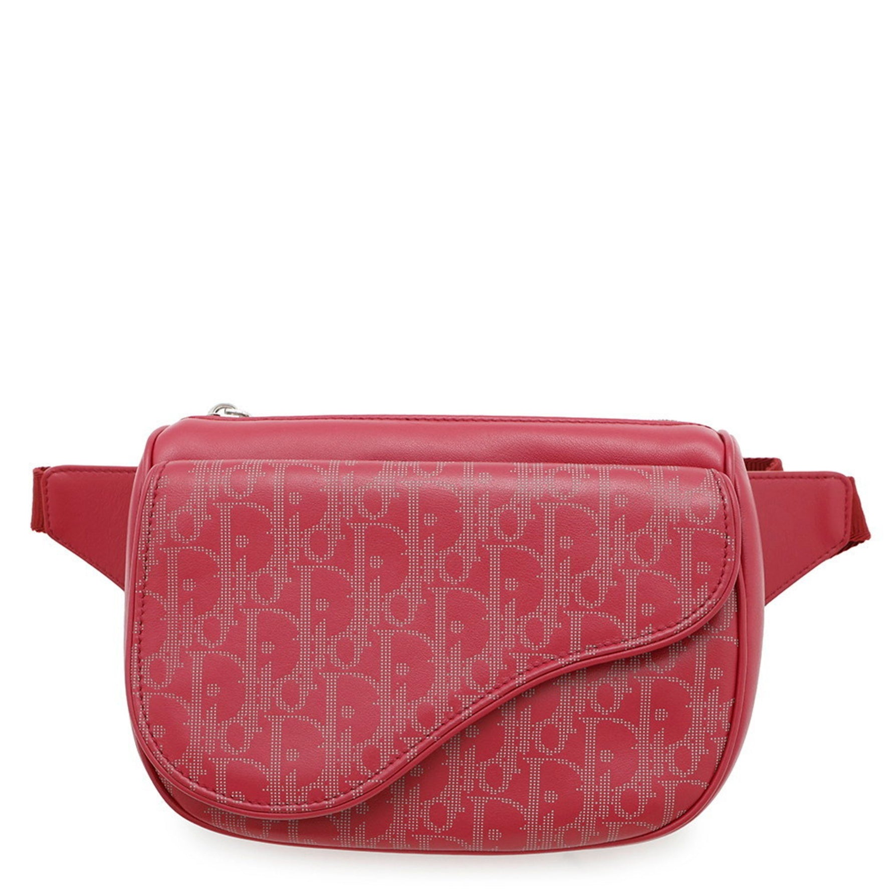 Christian Dior Galaxy World Tour Saddle Leather Body Bag, Red