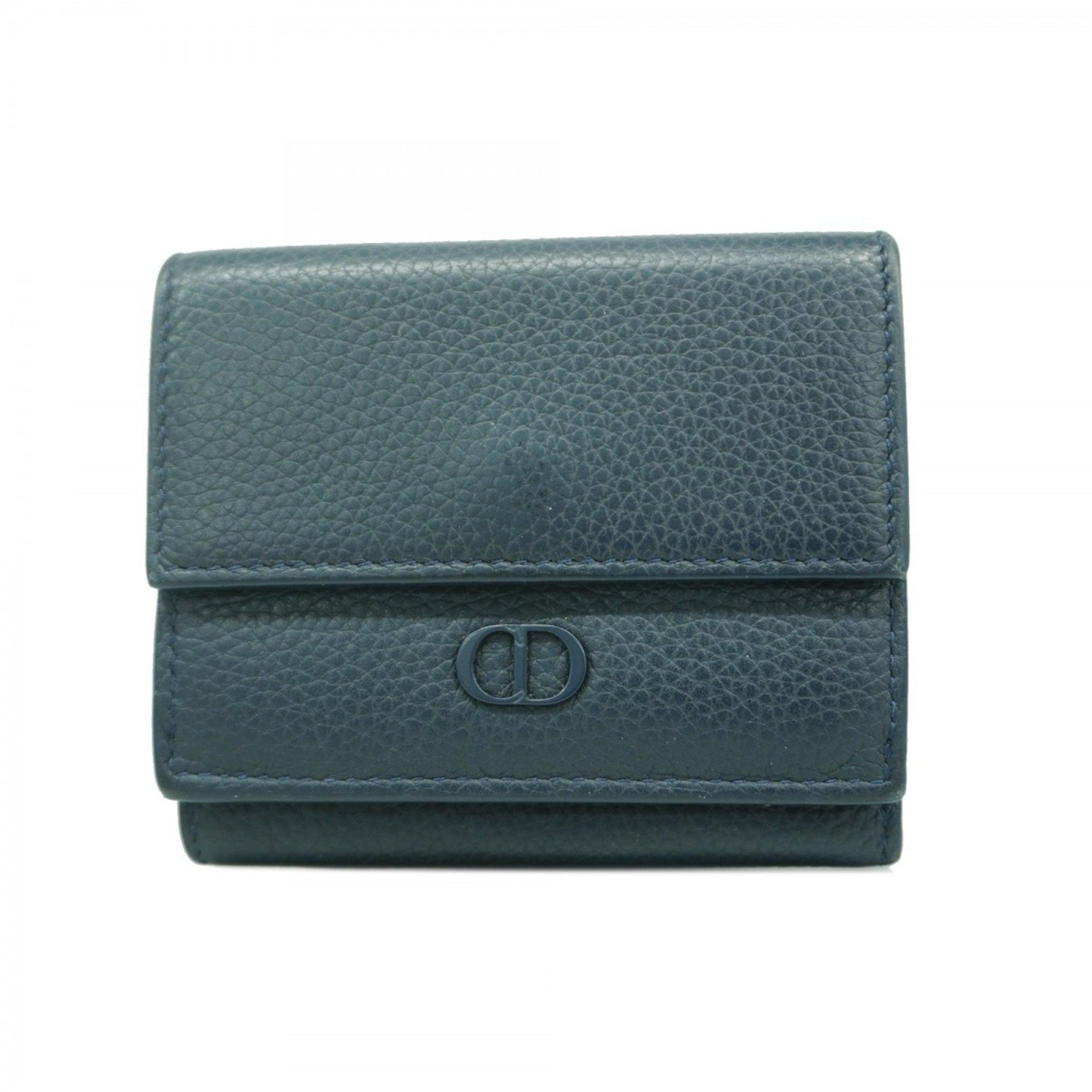 Christian Dior Tri-fold Leather Wallet