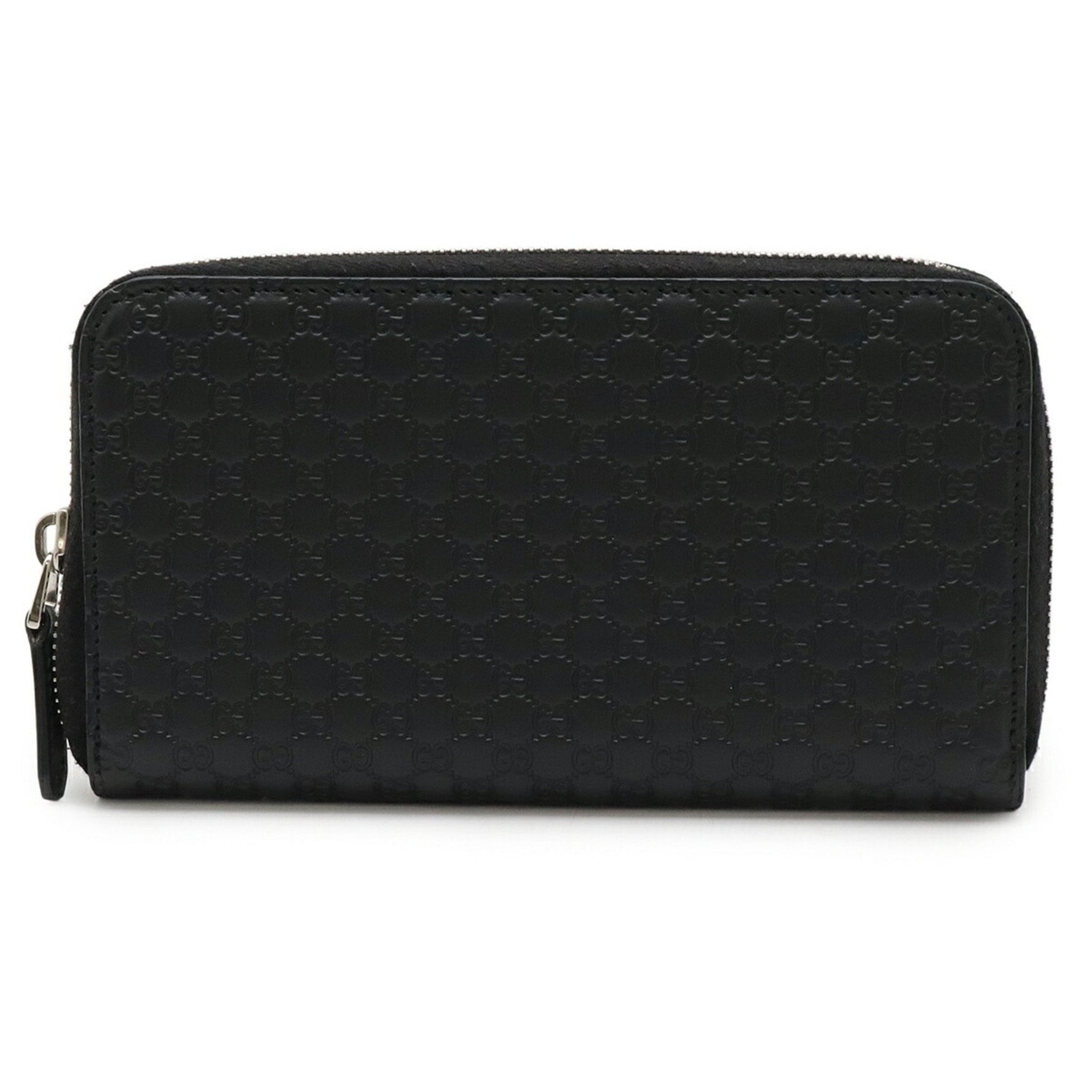 GUCCI Micro Guccissima Round Long Wallet in Leather