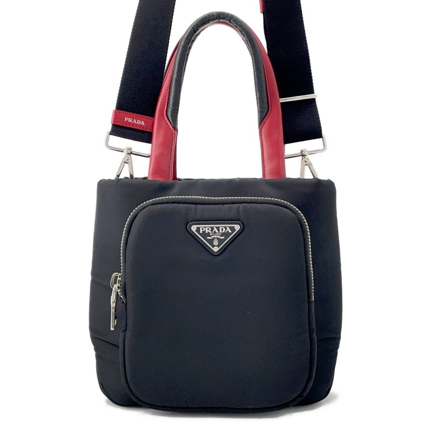 Prada Cargo Small Triangle Nylon Handbag Shoulder Bag