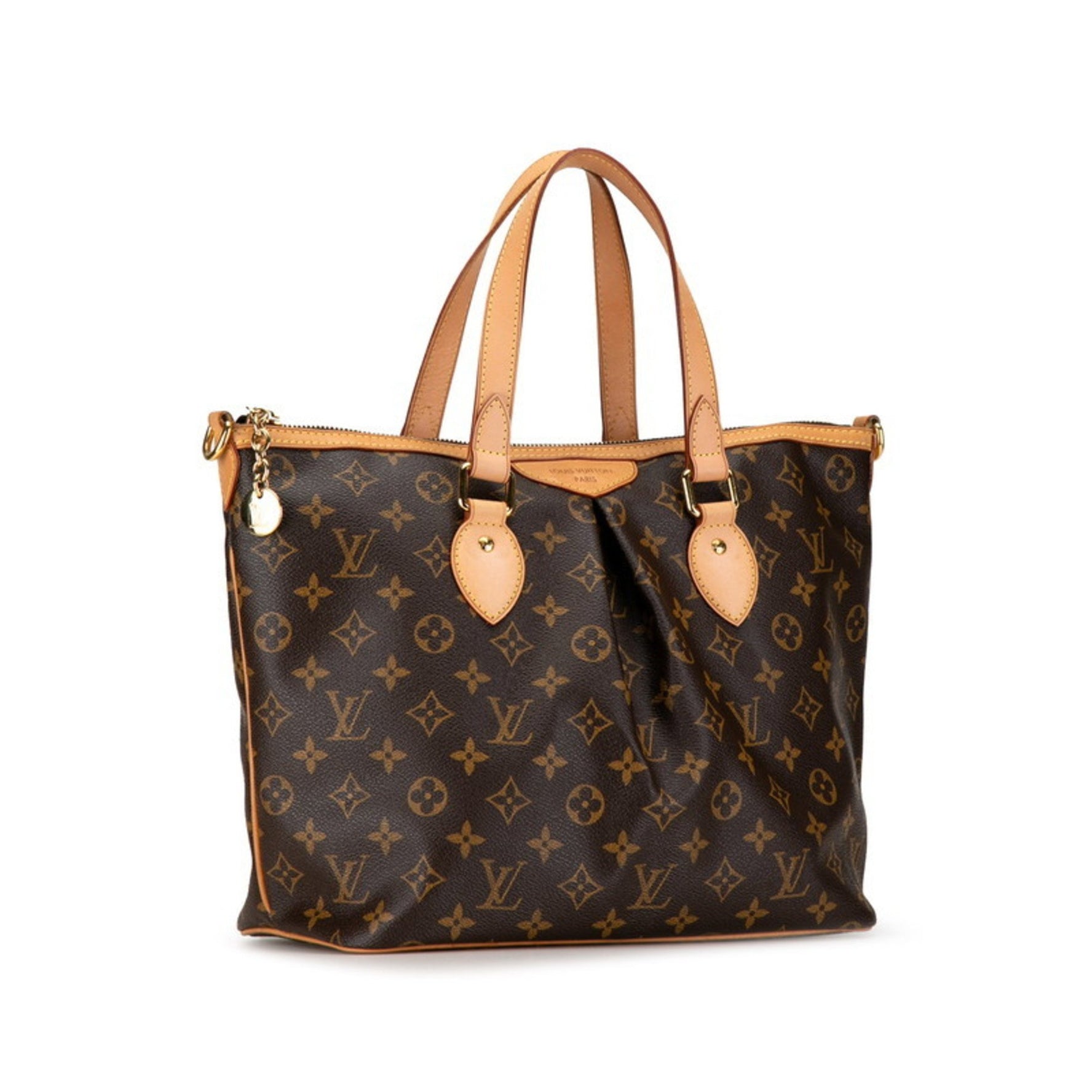 Louis Vuitton Monogram Palermo PM Handbag PVC Leather