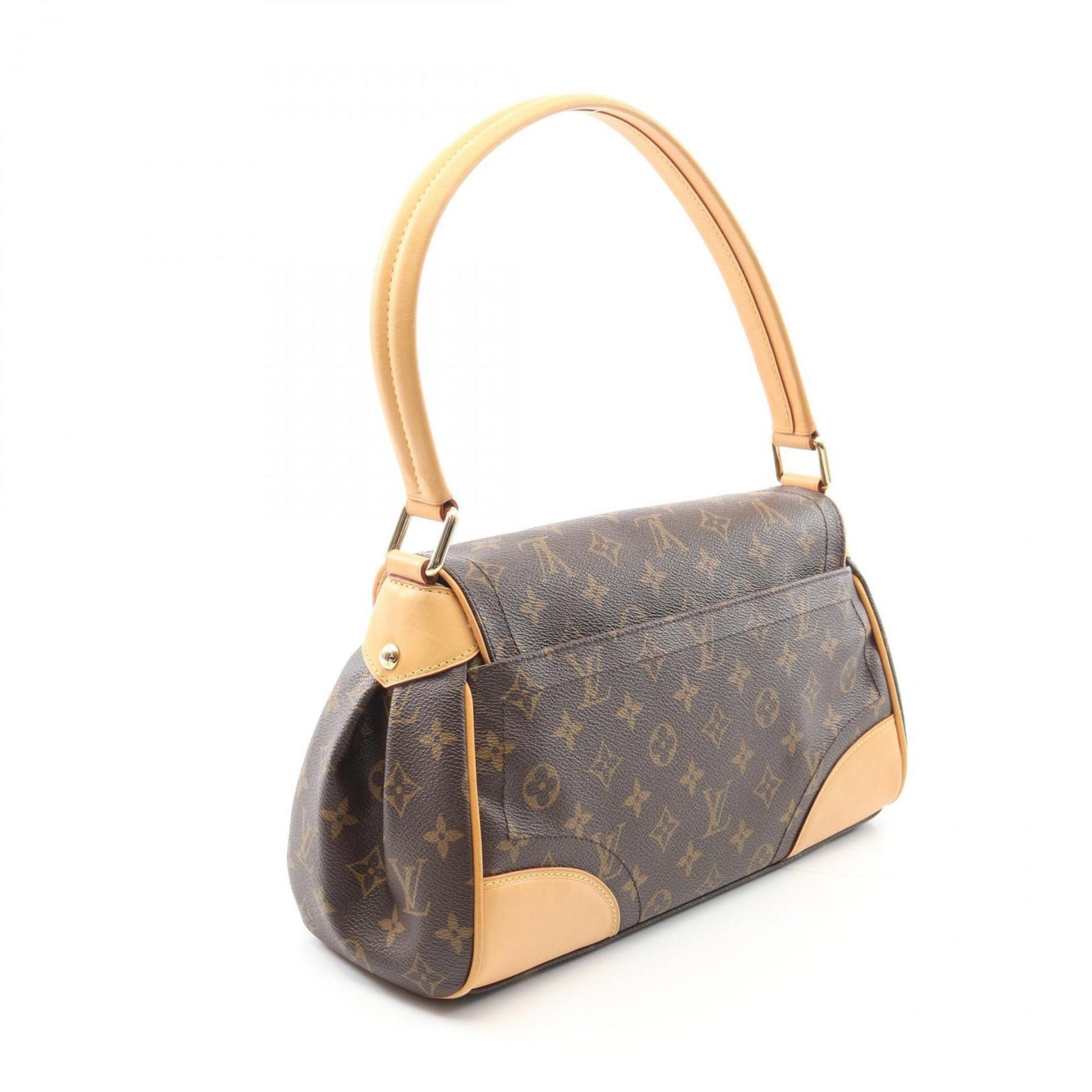 Louis Vuitton Beverly MM Shoulder Bag, Coated Canvas and Leather, Monogram