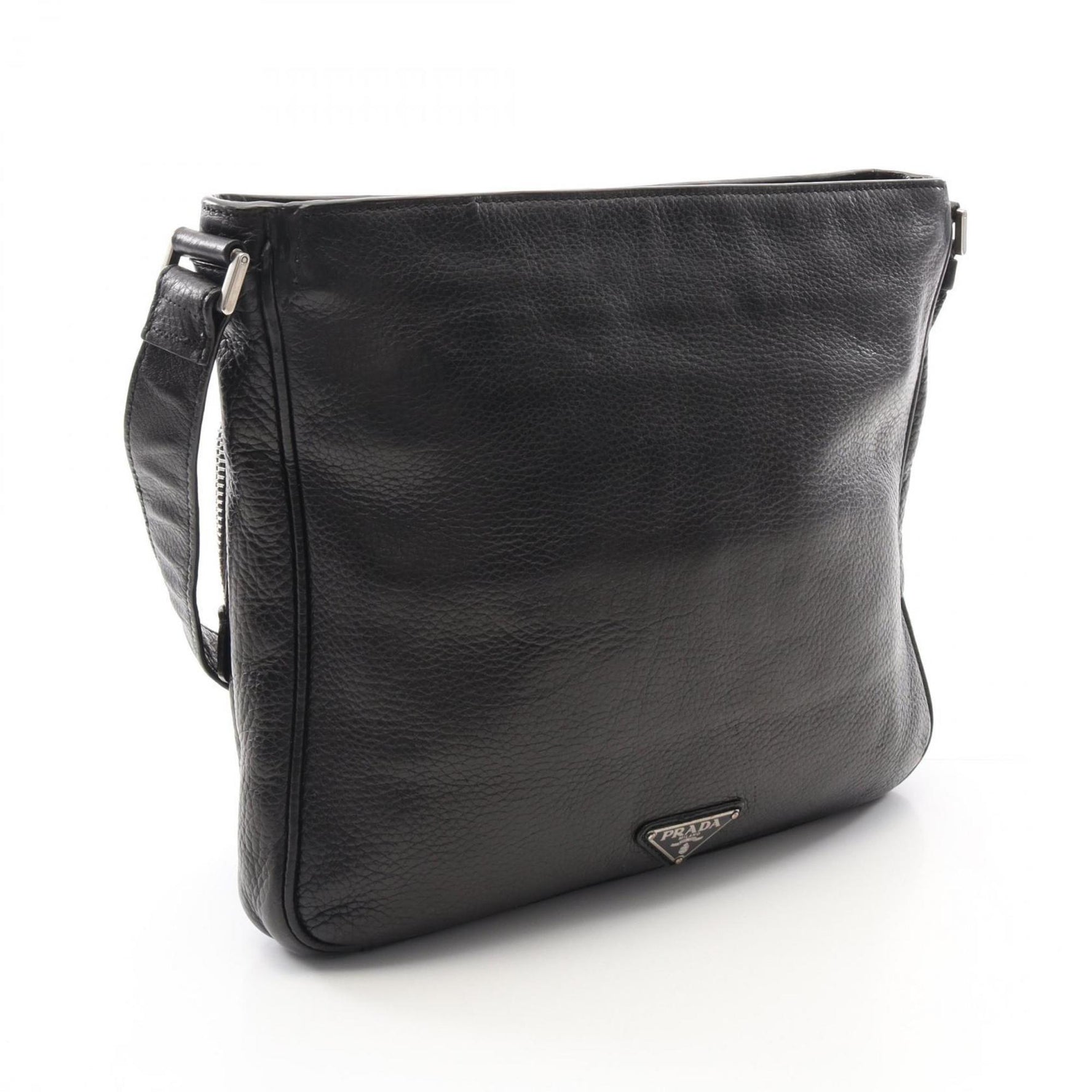Prada Shoulder Bag Leather Men's