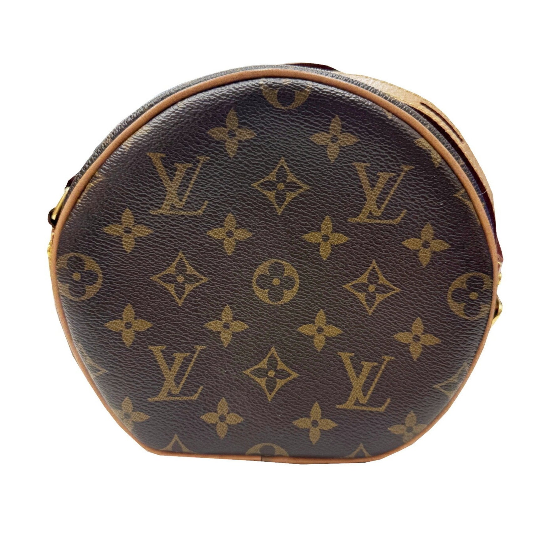 LOUIS VUITTON Boite Chapeau Souple PM M45578 Monogram Shoulder Bag in Brown Canvas, Perfect for Everyday Use, Women's