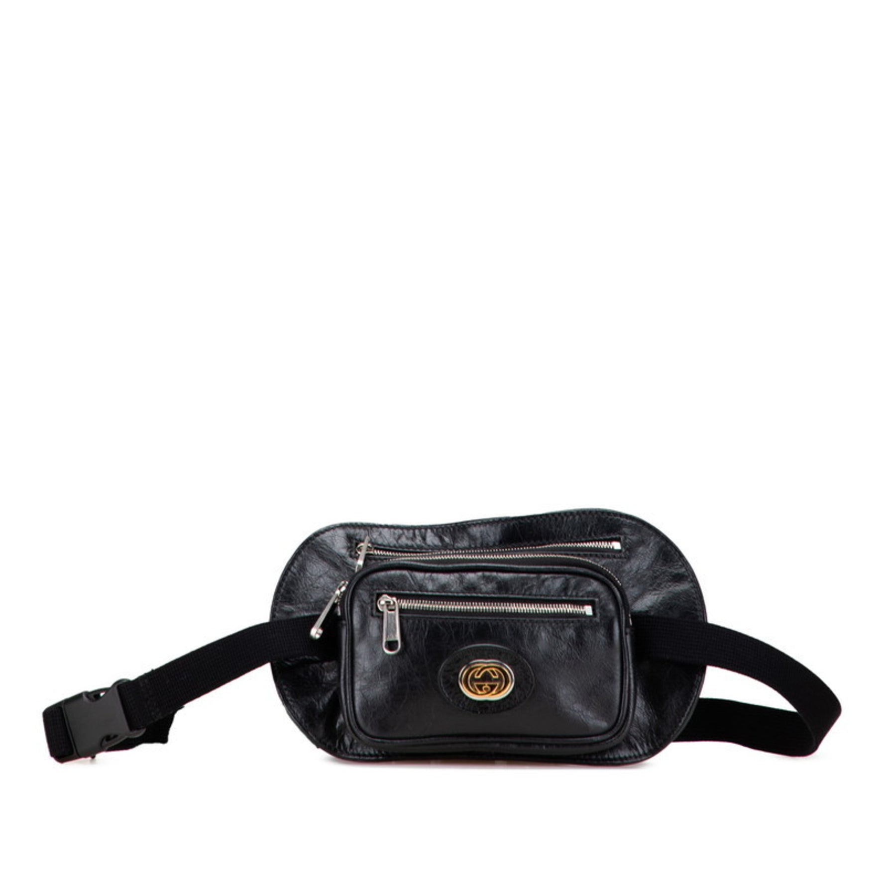 Gucci Interlocking G Waist Bag/Body Bag Leather
