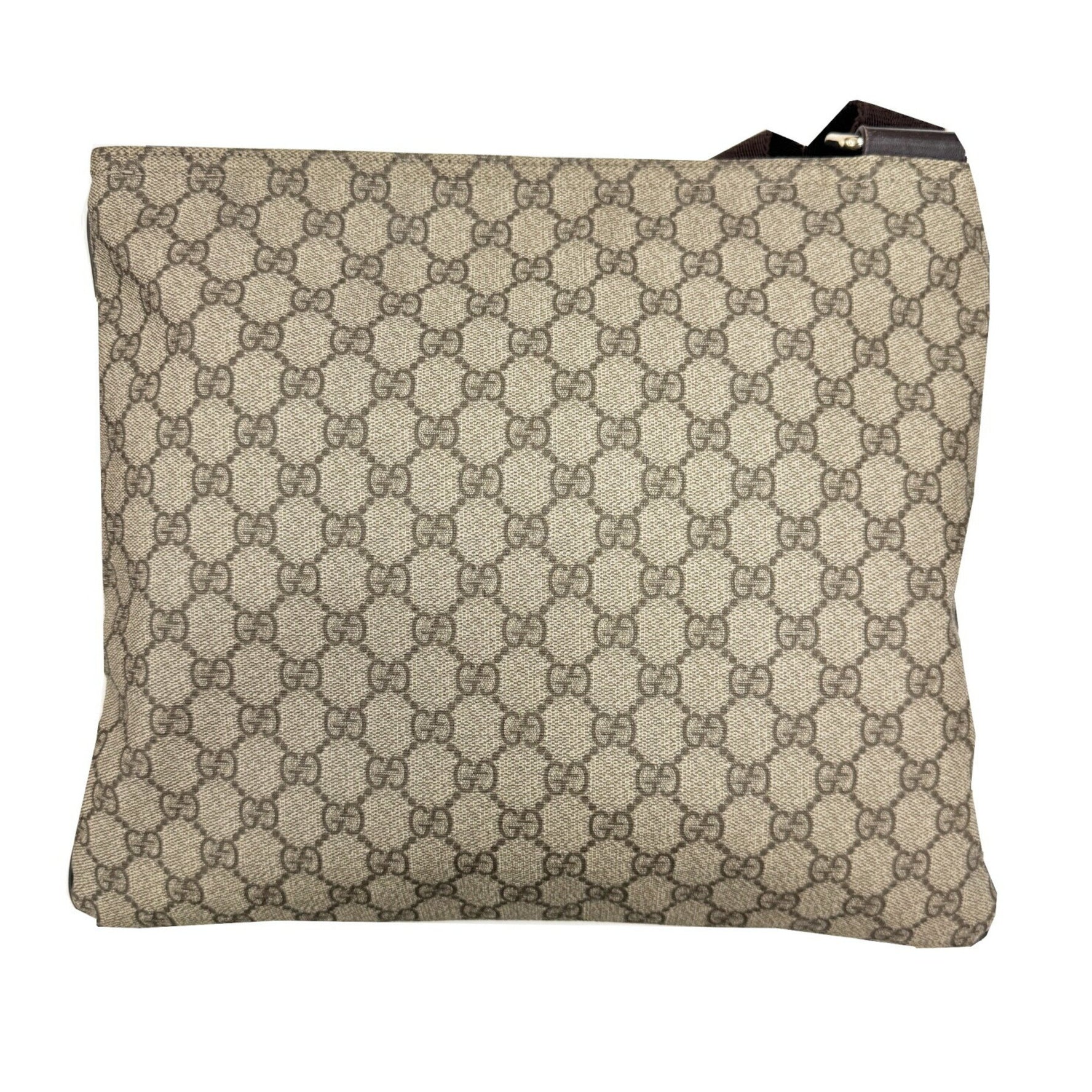 GUCCI GG Supreme Shoulder Bag Leather