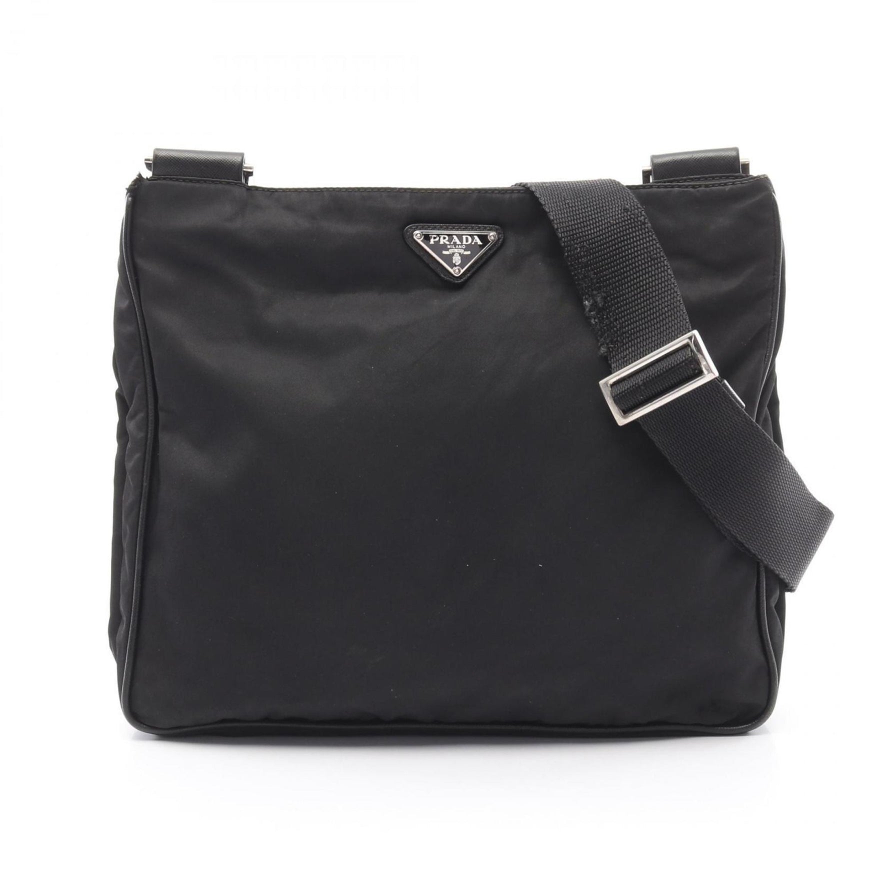 Prada shoulder bag in nylon and Saffiano leather women