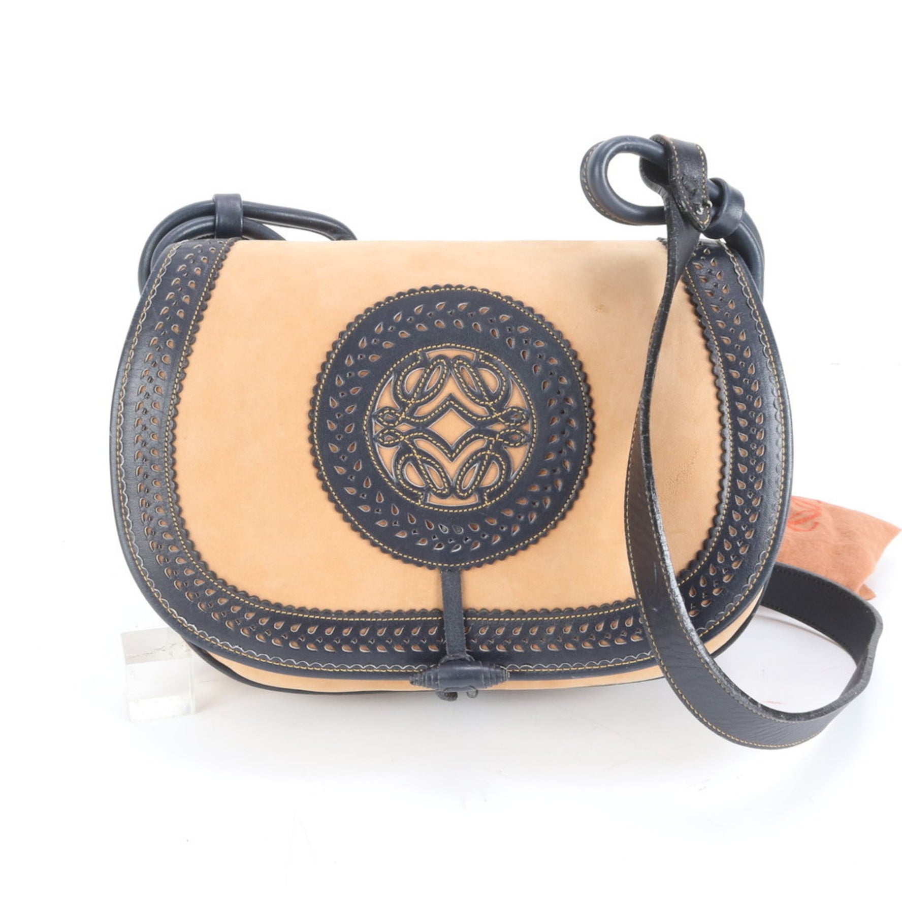 Loewe Anagram Seville Leather Shoulder Bag, Crossbody Bag