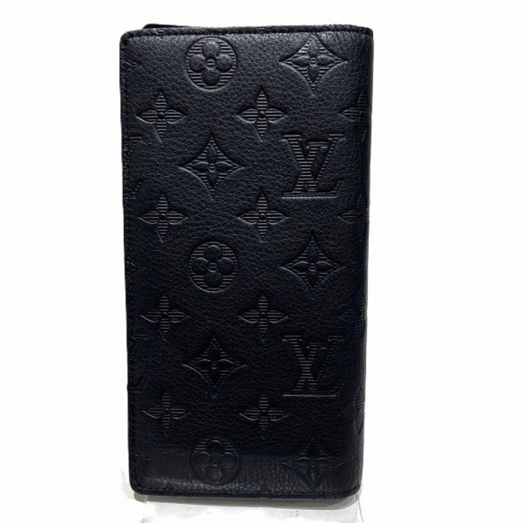Louis Vuitton Monogram Shadow Portefeuille Plaza Bifold Wallet