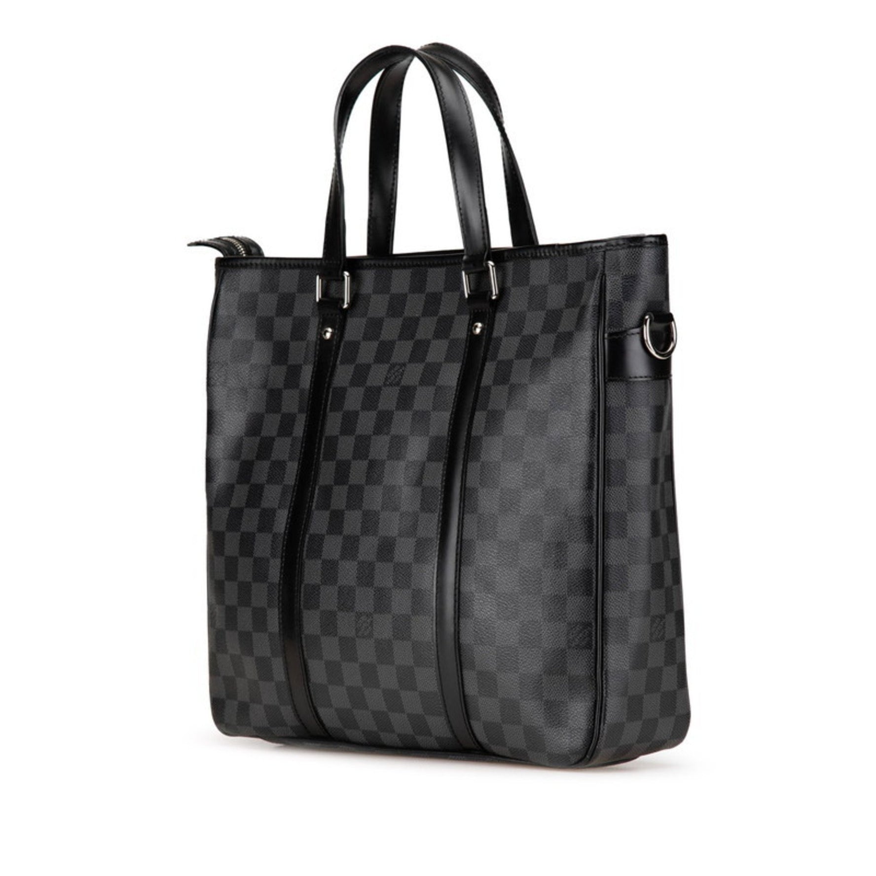 Louis Vuitton Damier Graphite Tadao PM Handbag Shoulder Bag PVC Leather