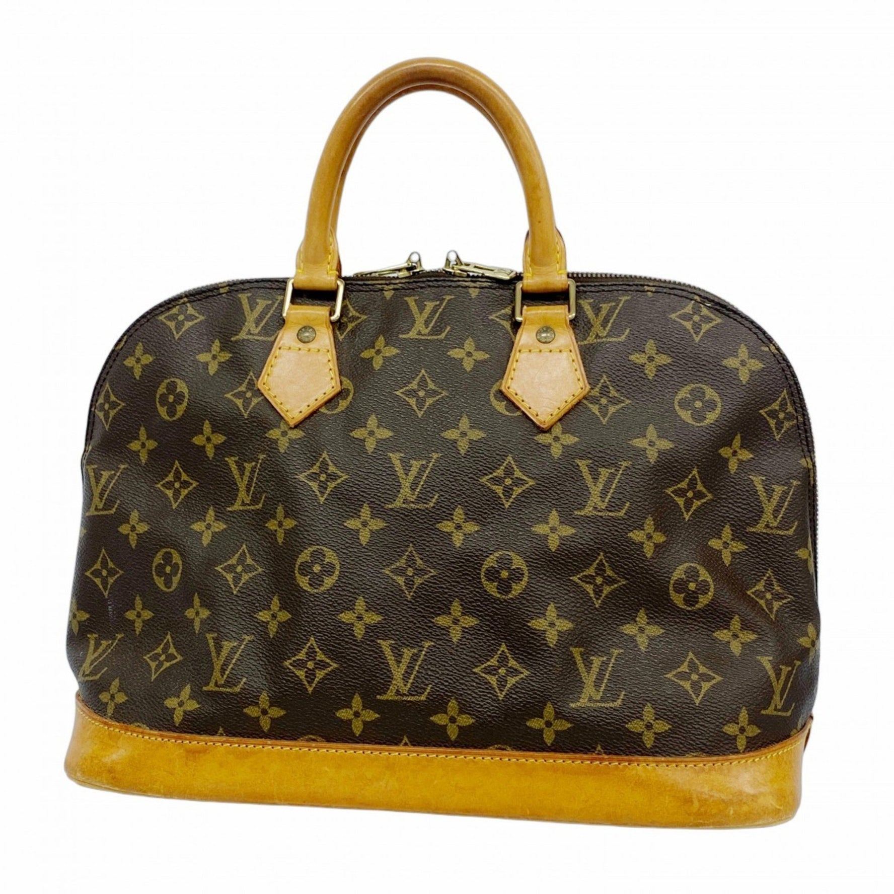 Louis Vuitton Monogram Alma Handbag M51130 Brown Women's