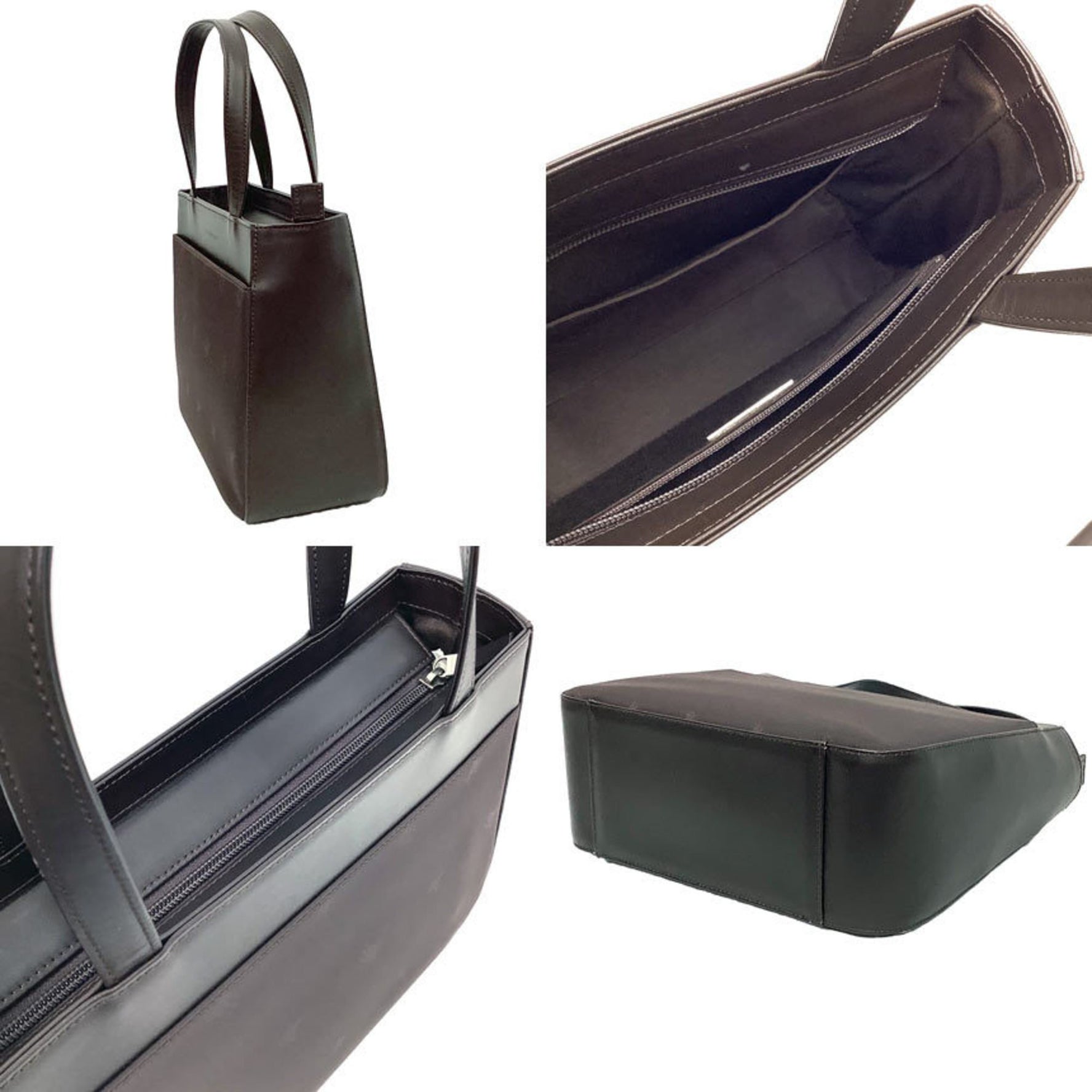 Burberry BURBERRY Handbag Tote Bag Brown Nylon x Leather