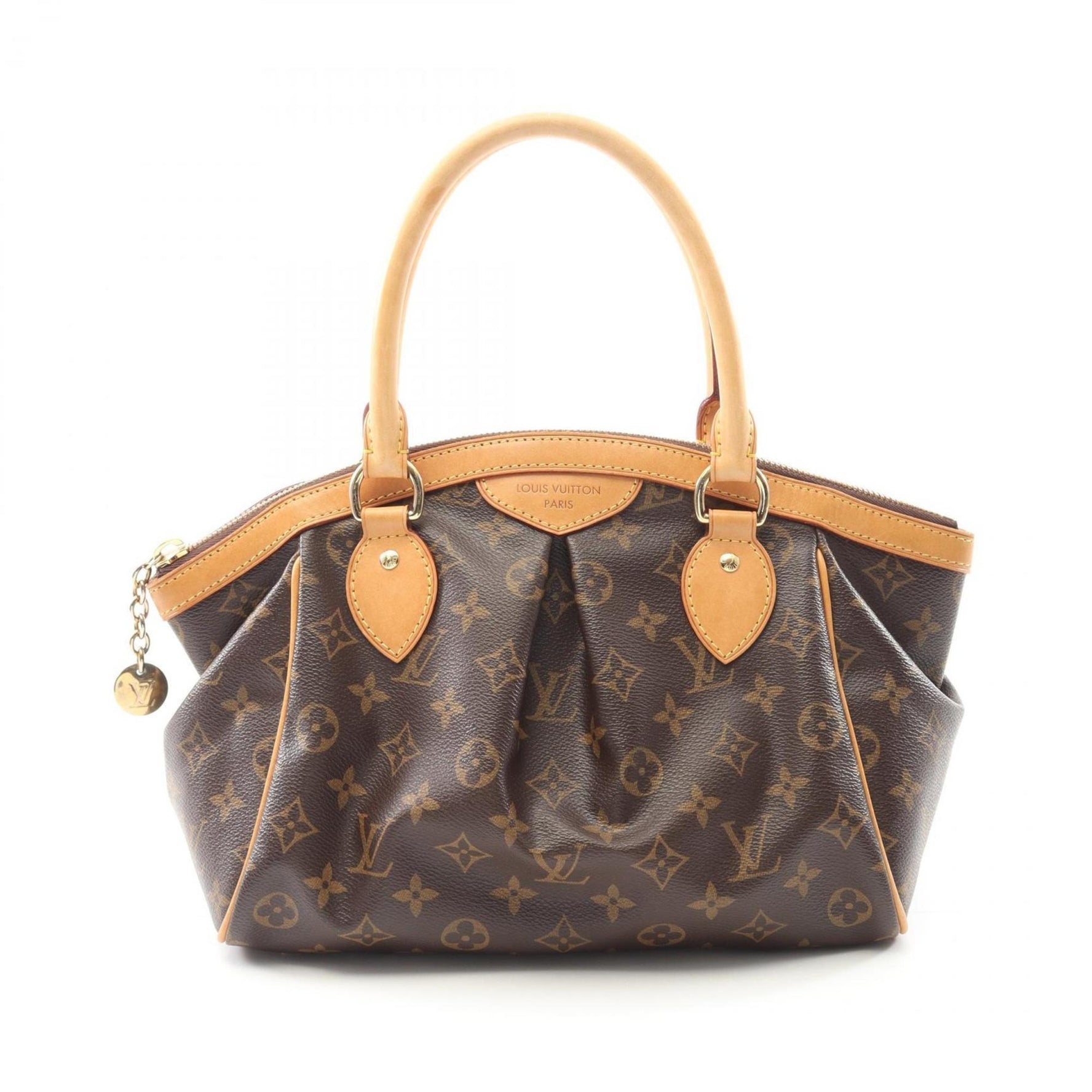 Louis Vuitton Tivoli PM Handbag, Coated Canvas and Leather, Monogram