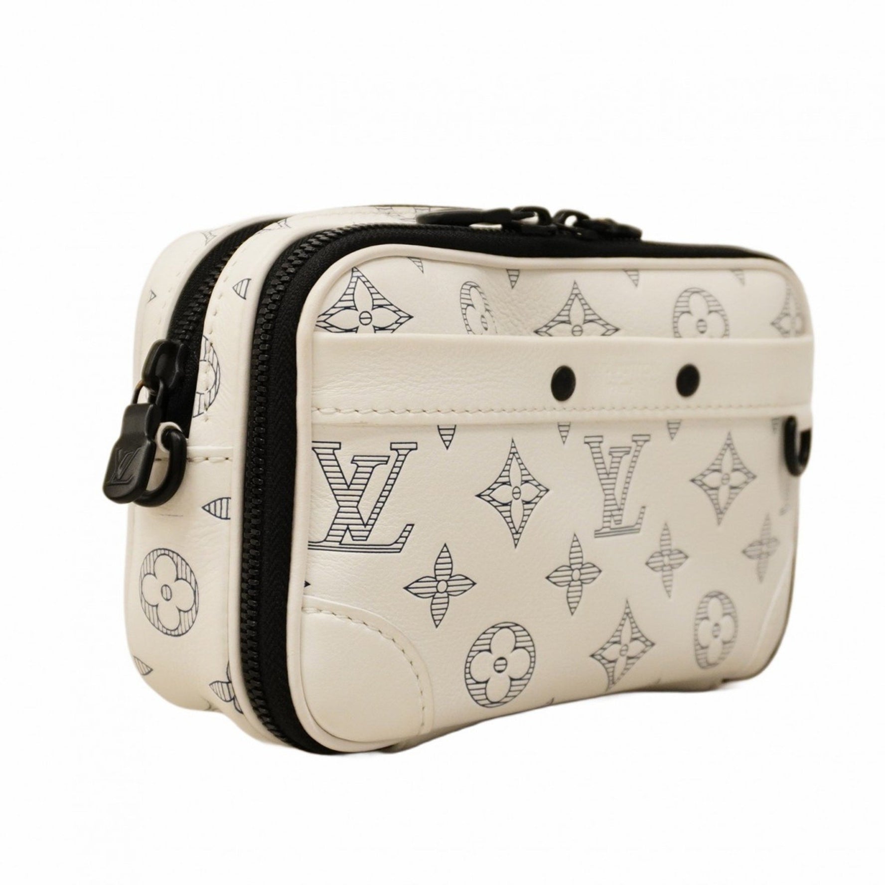 Louis Vuitton Monogram Shadow Alpha Wearable Wallet Shoulder Bag