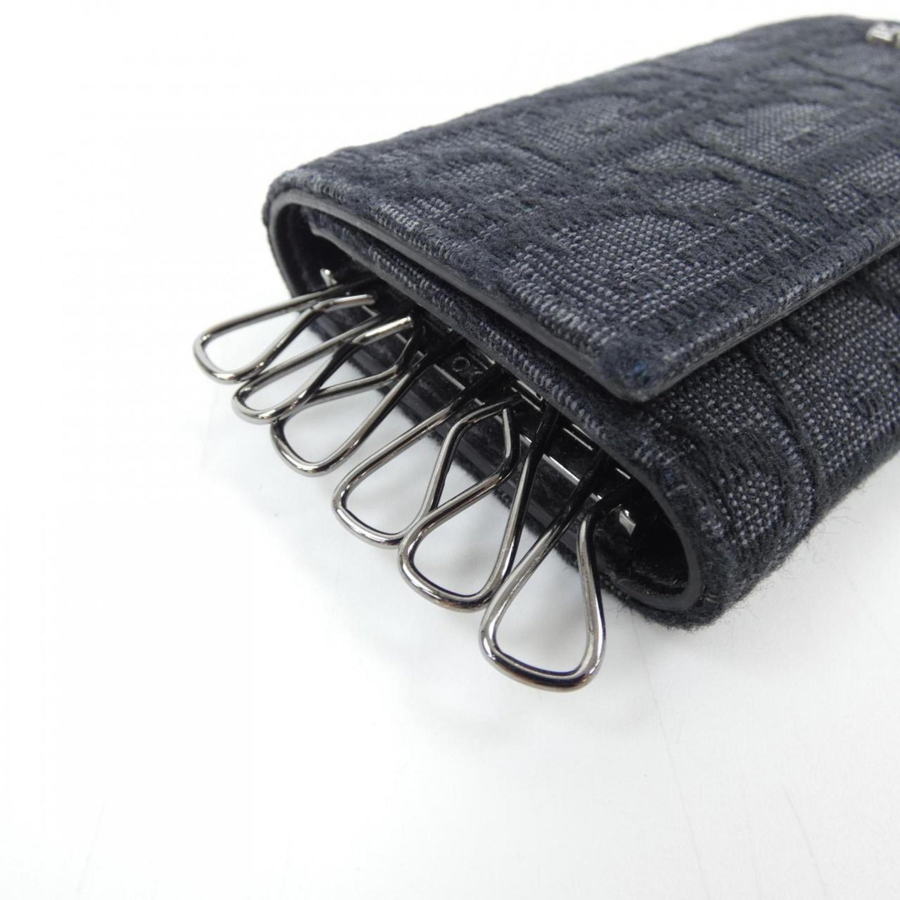 Christian Dior Dior Oblique Jacquard Key Case