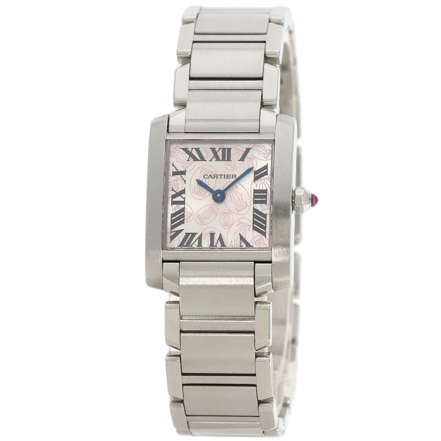 Cartier Tank Francaise SM Limited Edition Watch Stainless Steel SS Ladies