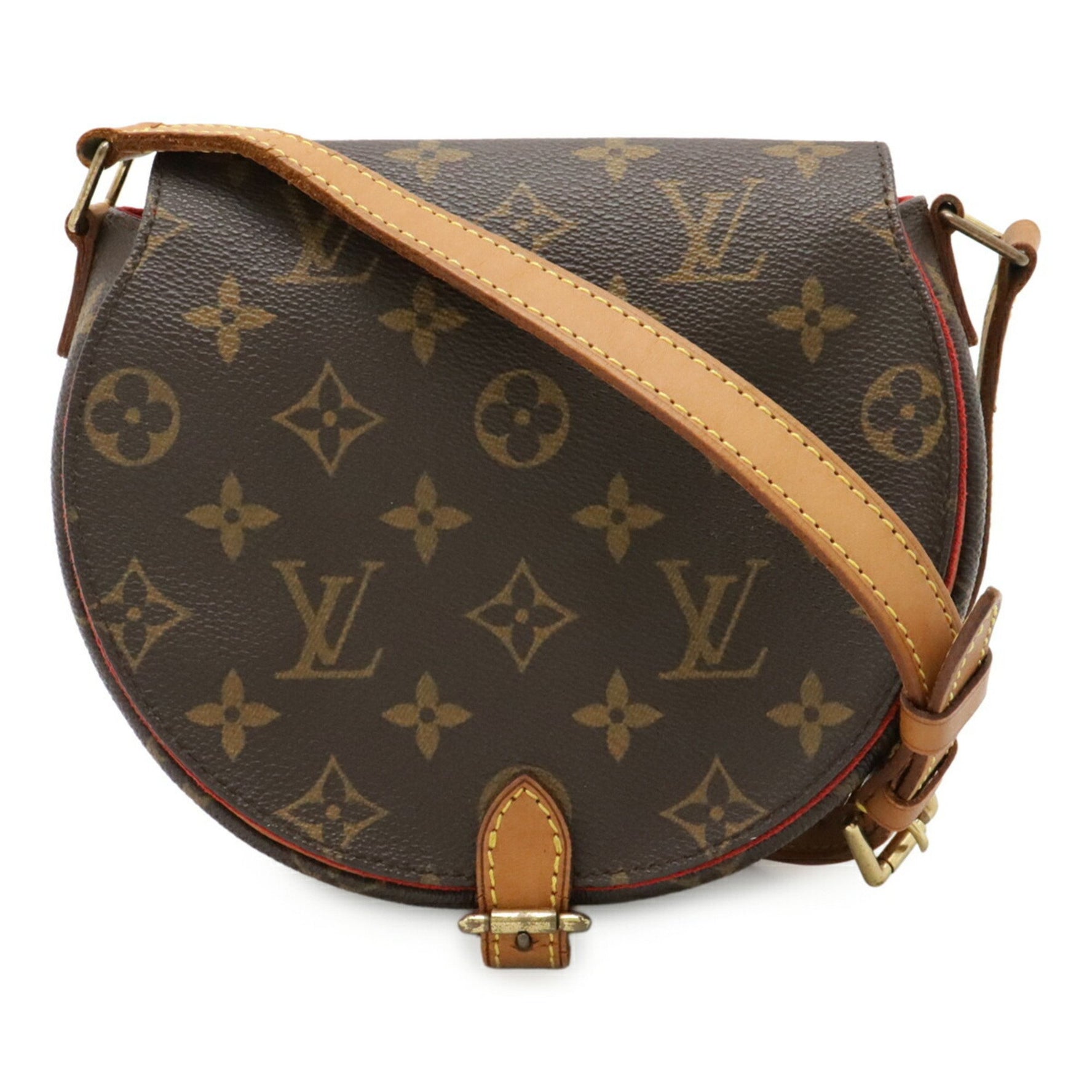 Louis Vuitton Monogram Tan Blanc Shoulder Bag Pochette