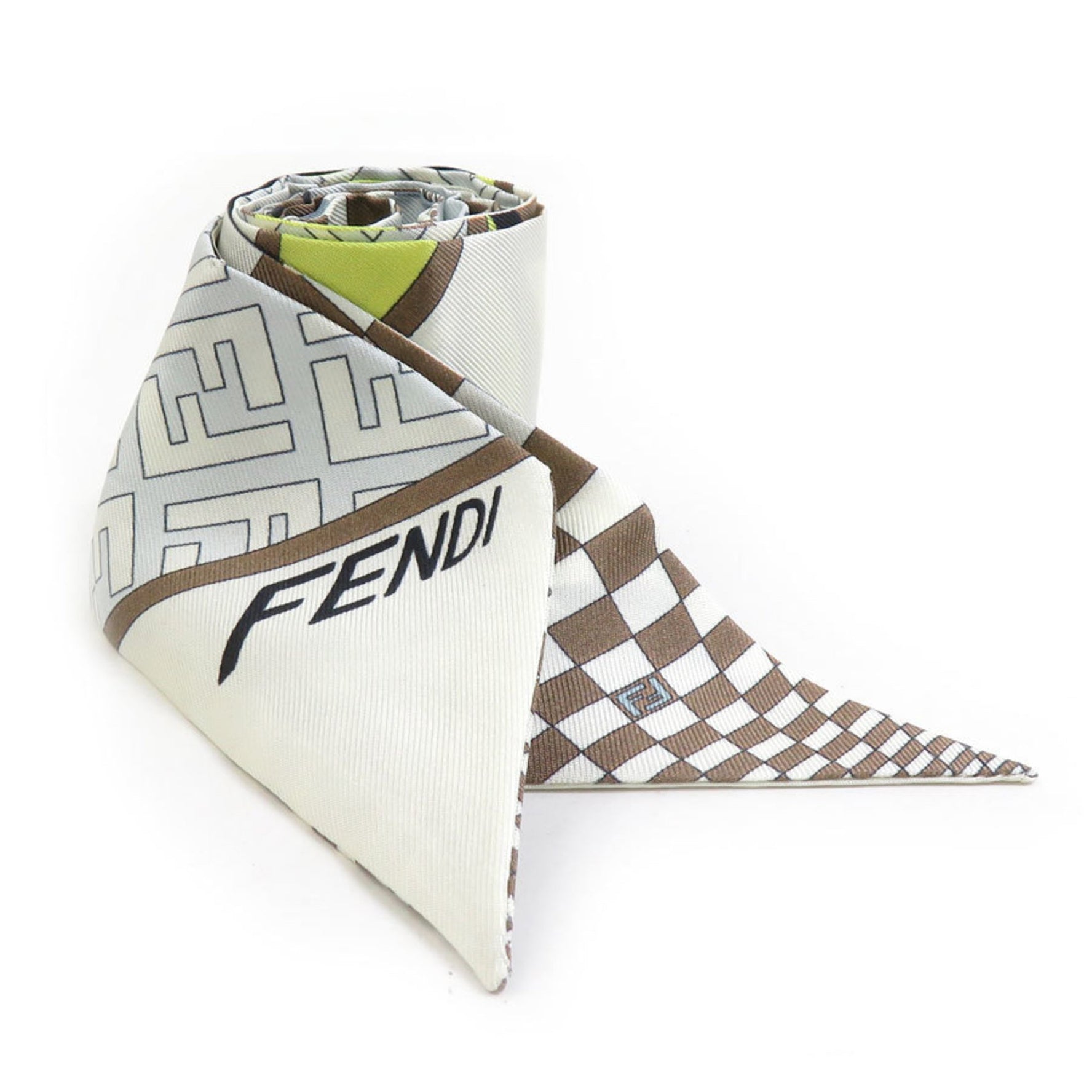 FENDI Silk Multicolor Scarf