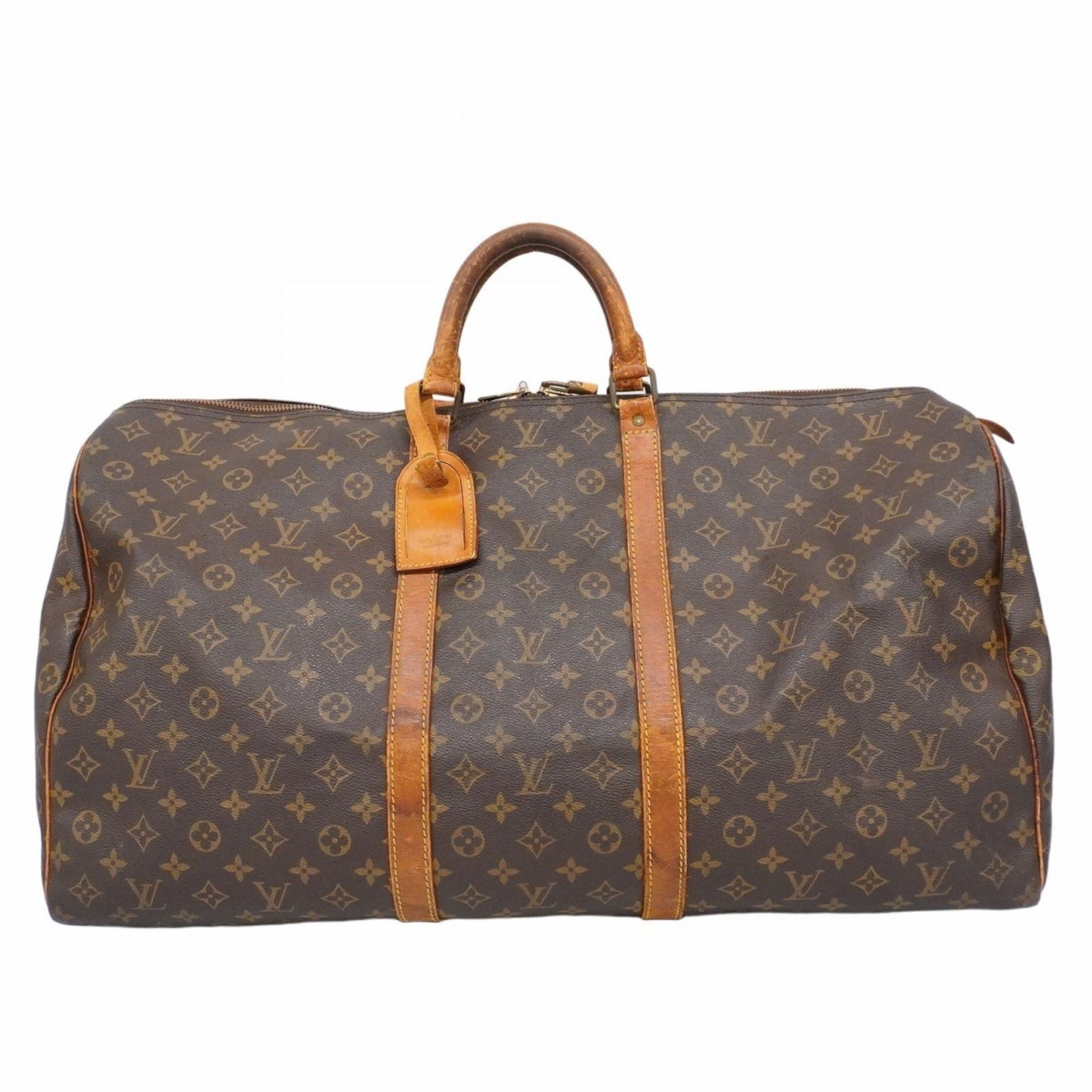 Louis Vuitton Monogram Keepall 60 Boston Bag Men's and
