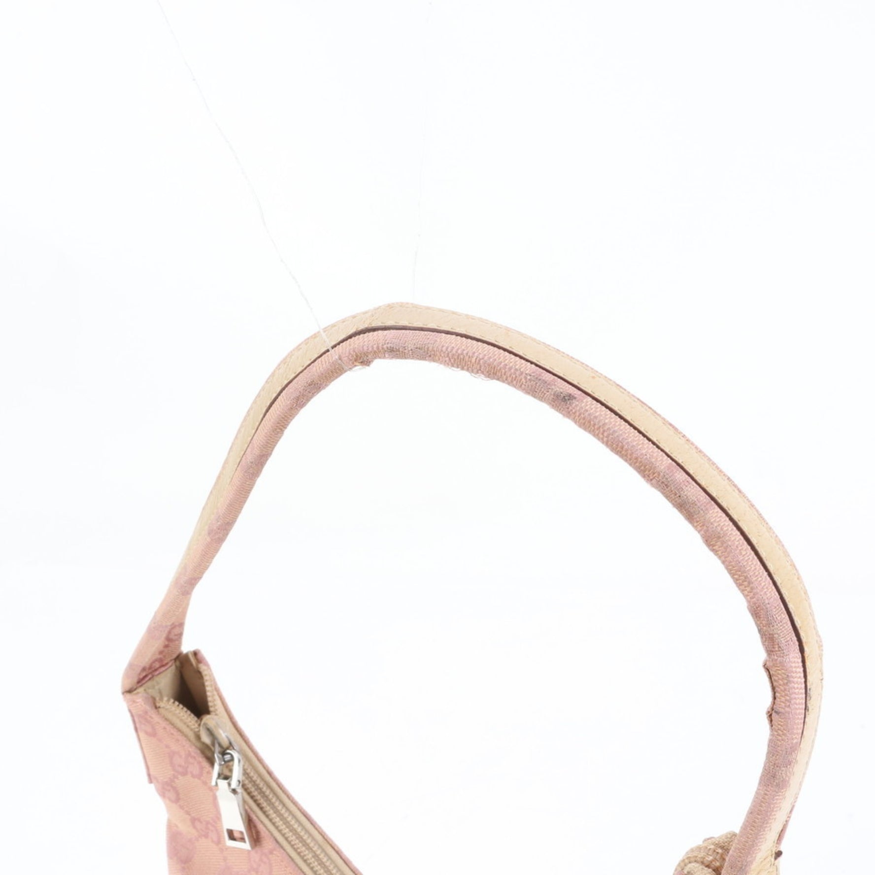 Gucci GG Canvas 001-3386 Leather Shoulder Bag, Handbag