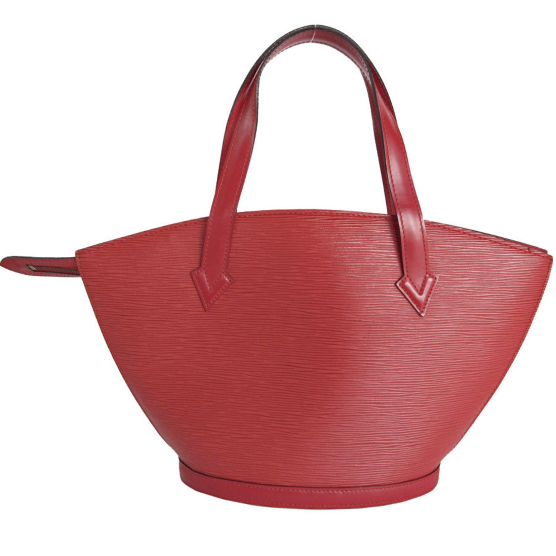 Louis Vuitton Epi Saint Jacques Handbag, Leather, Red, Gold