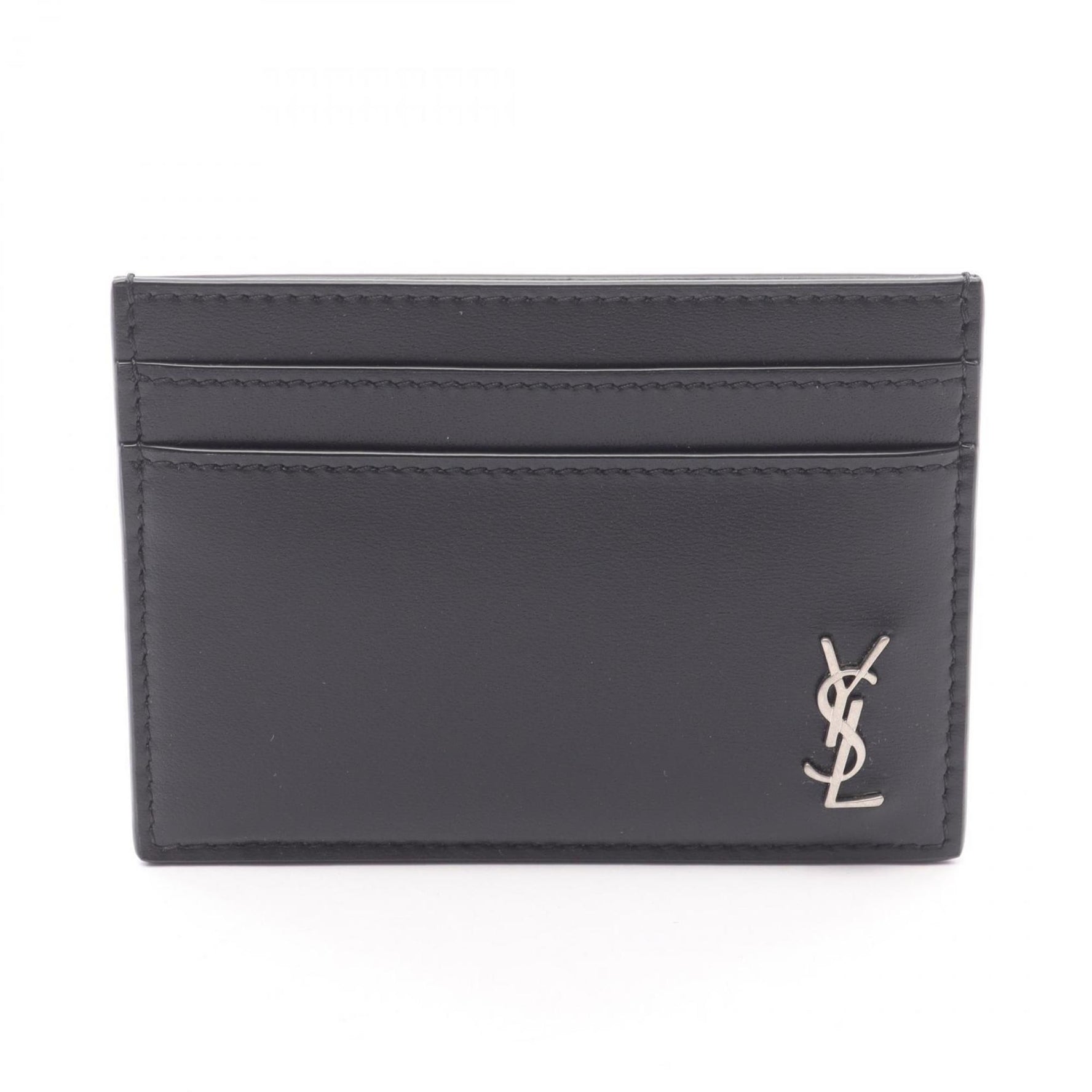 Yves Saint Laurent Saint Laurent Paris Tiny Cassandra Business Card Case, Leather
