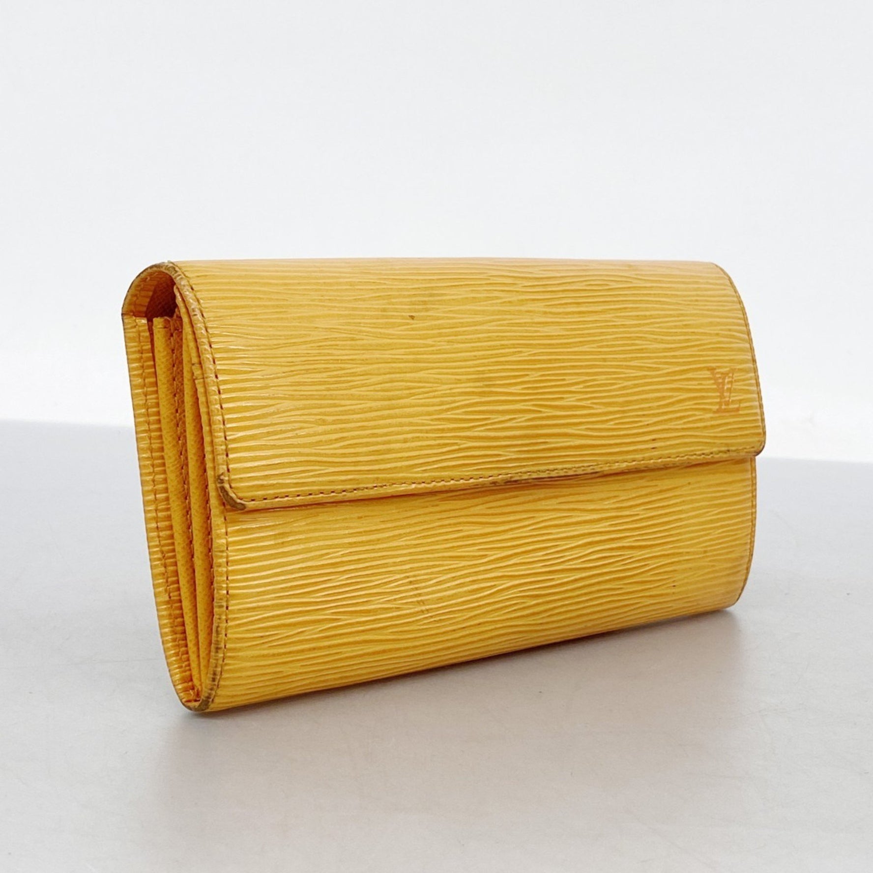 Louis Vuitton Epi Leather Long Wallet Porte Monnaie Credit