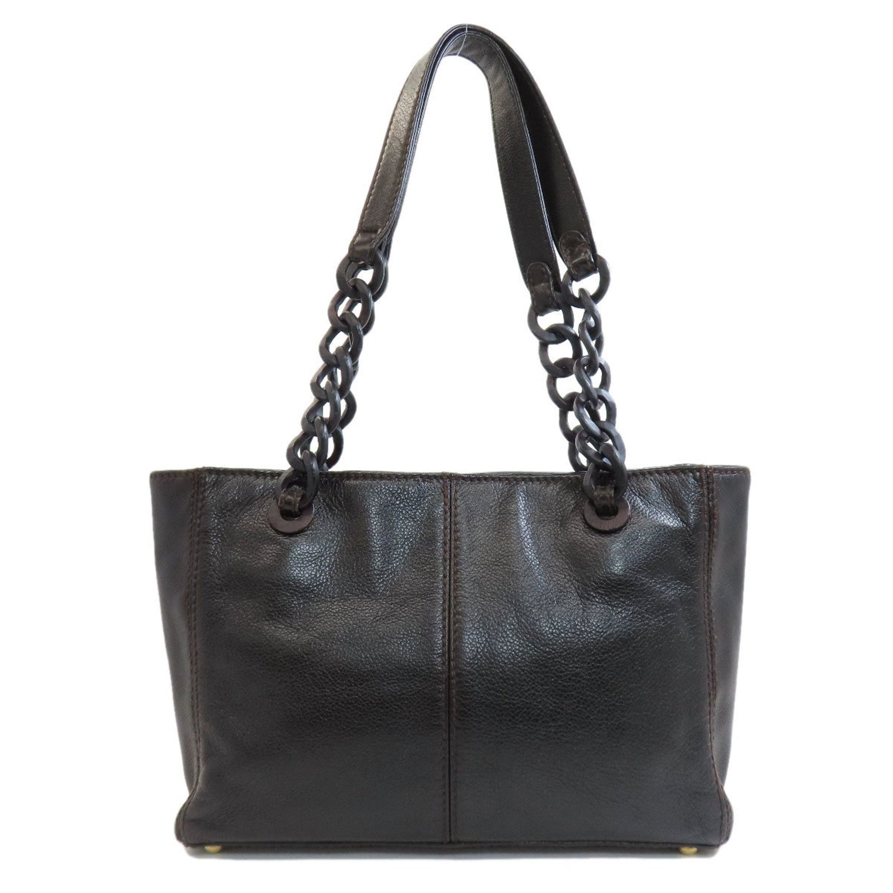 CHANEL Coco Mark Tote Bag Calfskin Women's