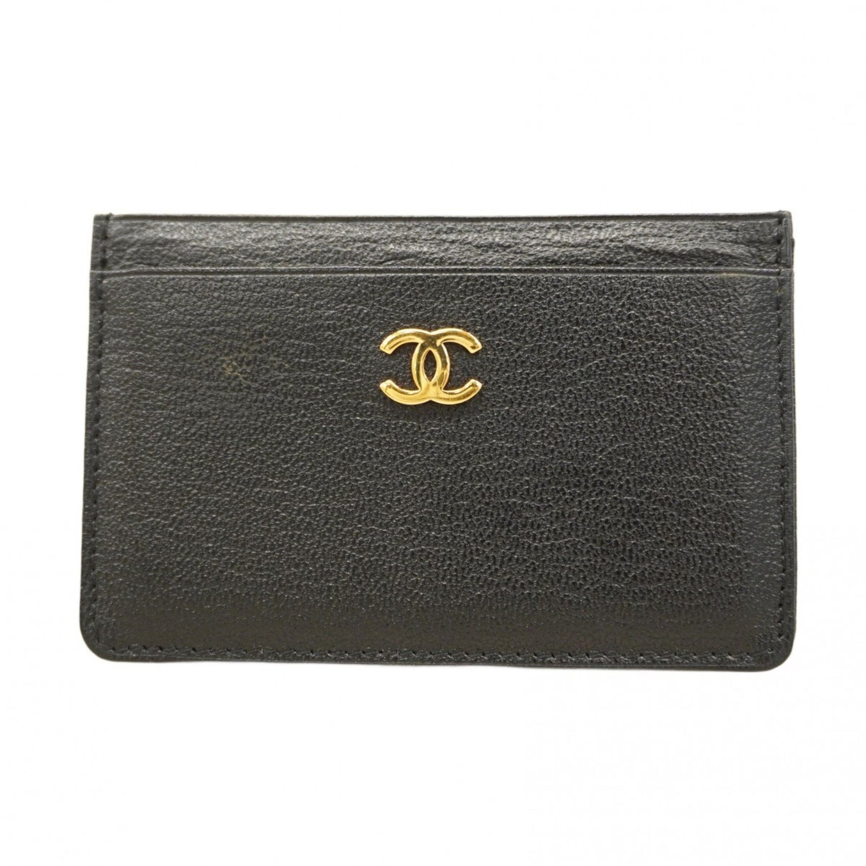 Chanel business card holder/card case, leather