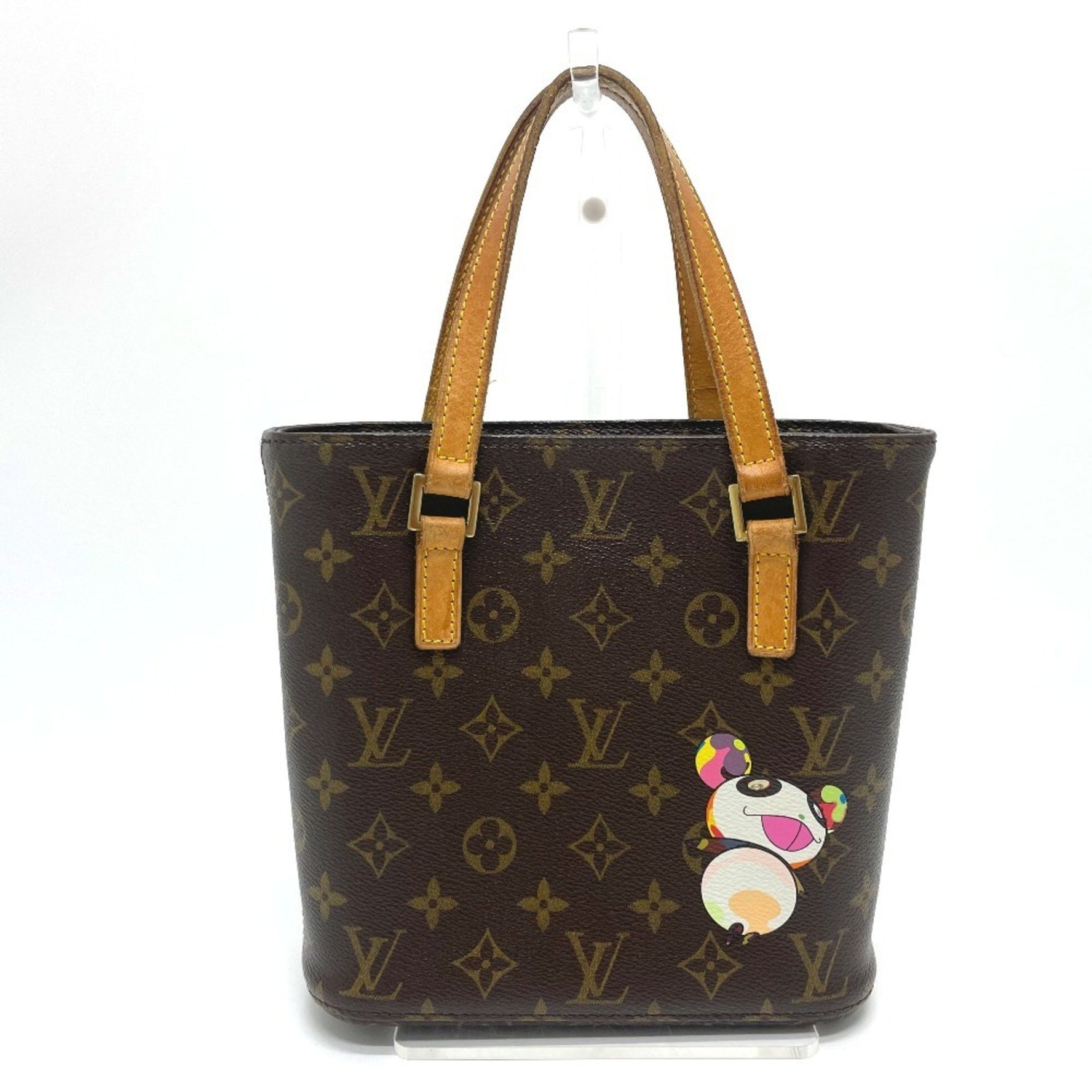LOUIS VUITTON M51173 Monogram Panda Vavin PM Handbag in collaboration with Takashi Murakami, Canvas, Women's, Brown