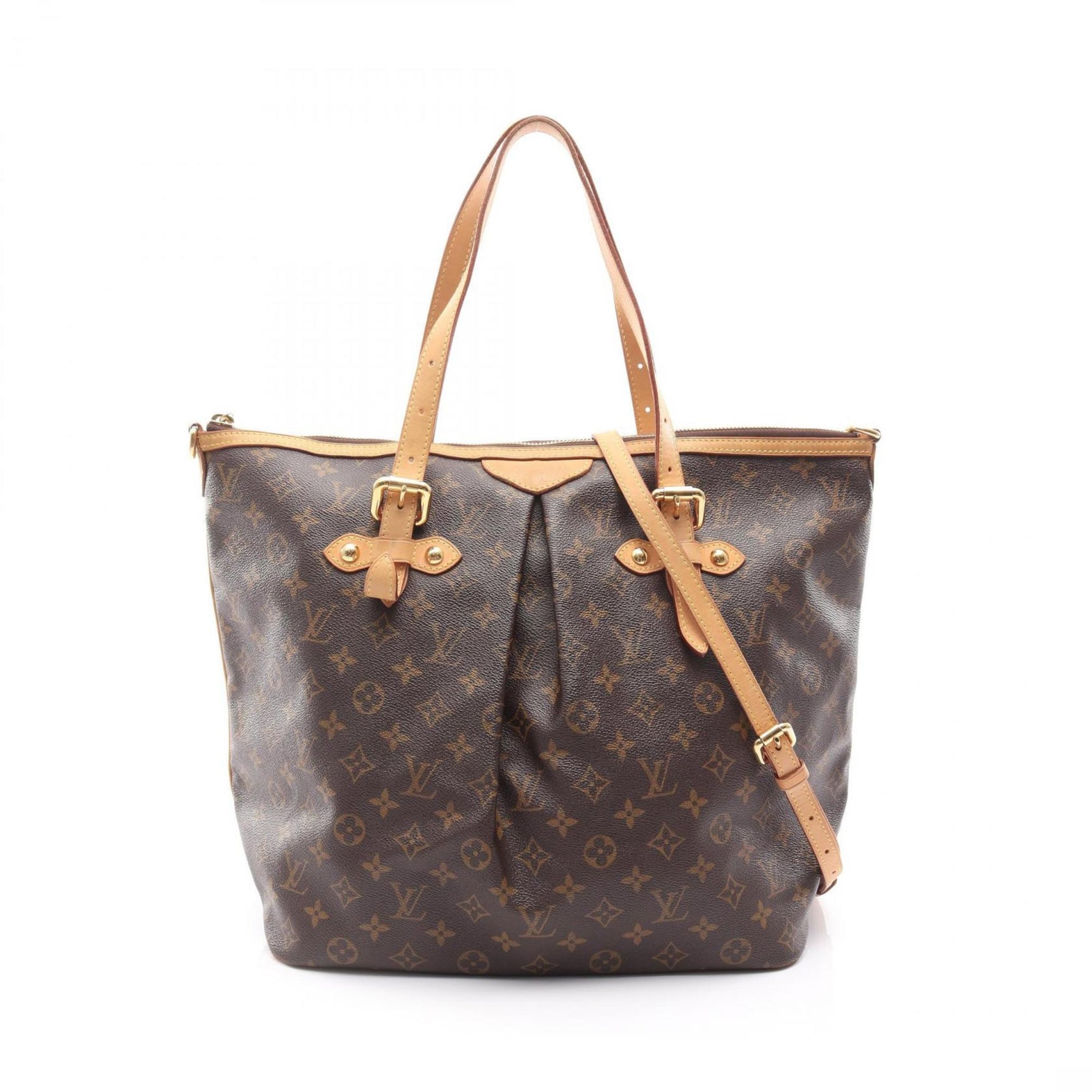 Louis Vuitton Palermo GM Monogram Shoulder Bag, Coated Canvas and Leather