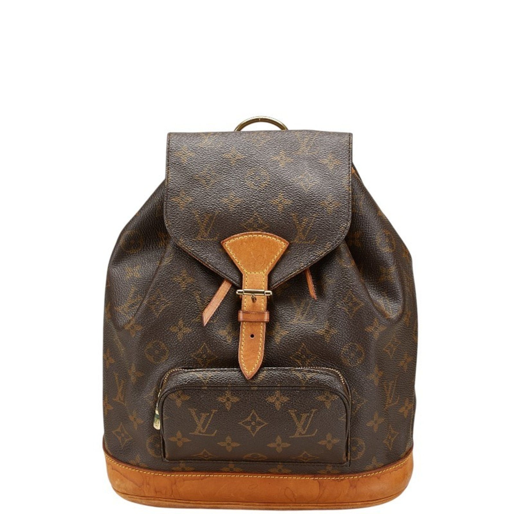 Louis Vuitton Monogram Montsouris MM Backpack Leather LOUIS VUITTON