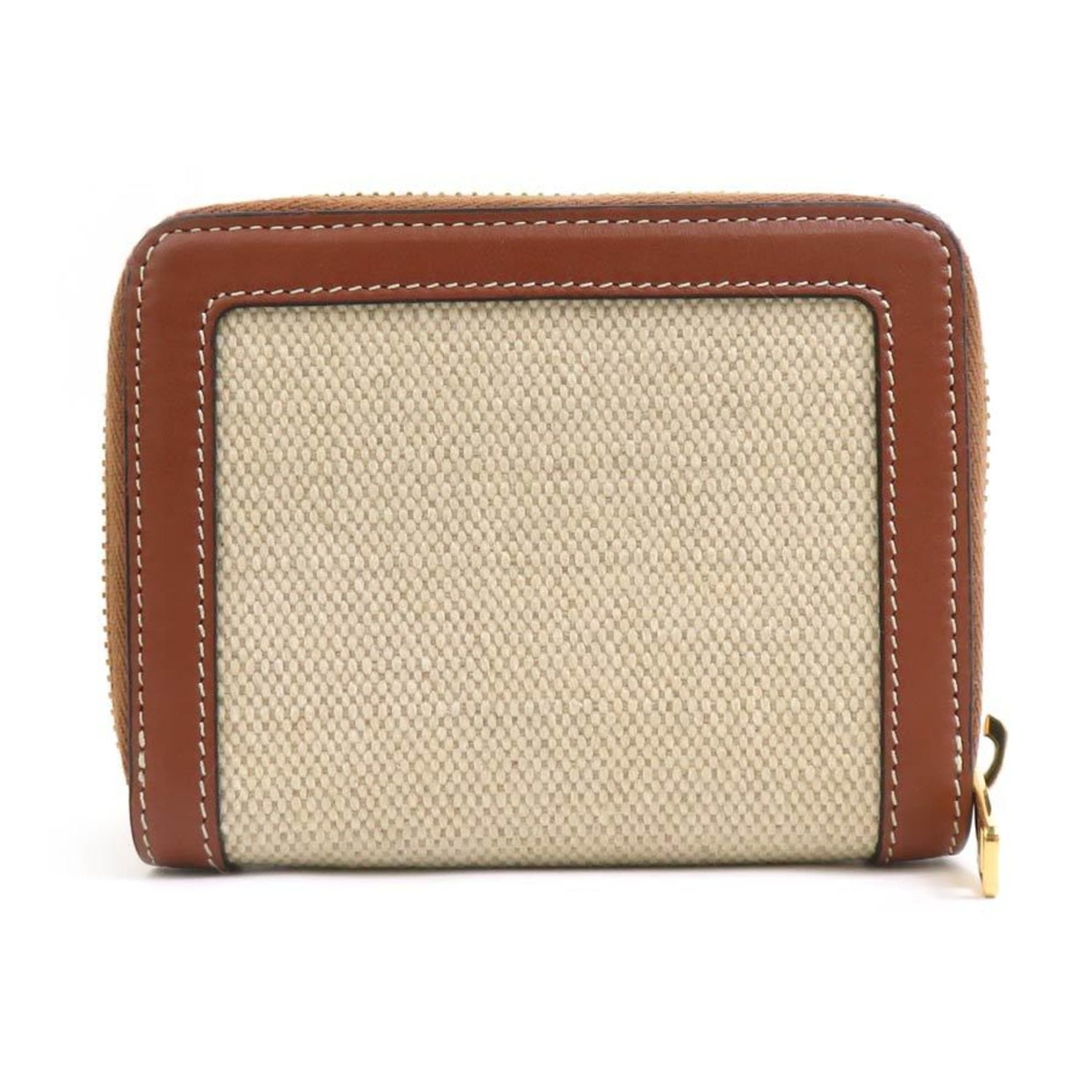 Celine Triomphe Wallet/Coin Case, Brown Canvas and Leather, Men's/Women's, H31431a
