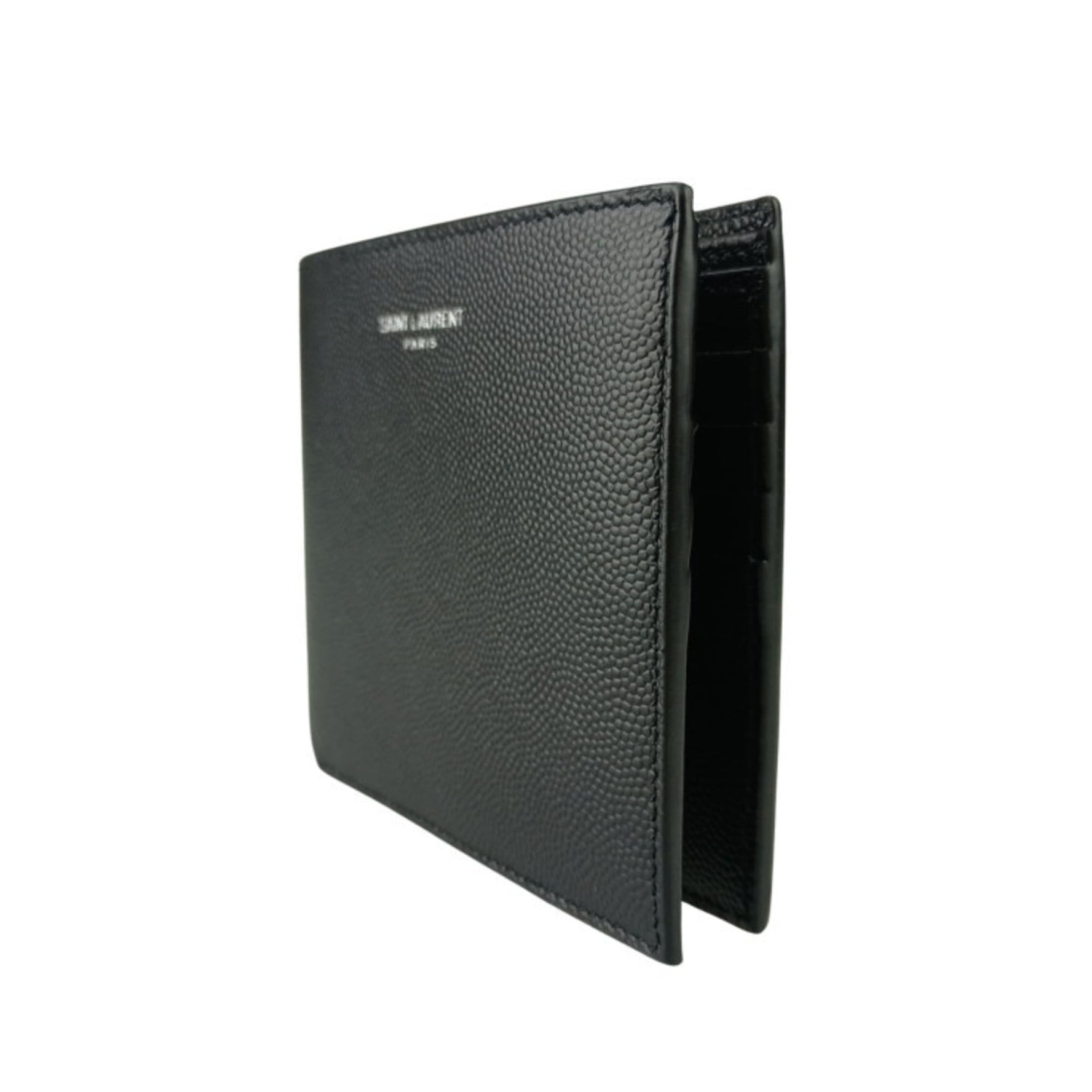 SAINT LAURENT Bi-fold Wallet Leather Wallet/Coin Case
