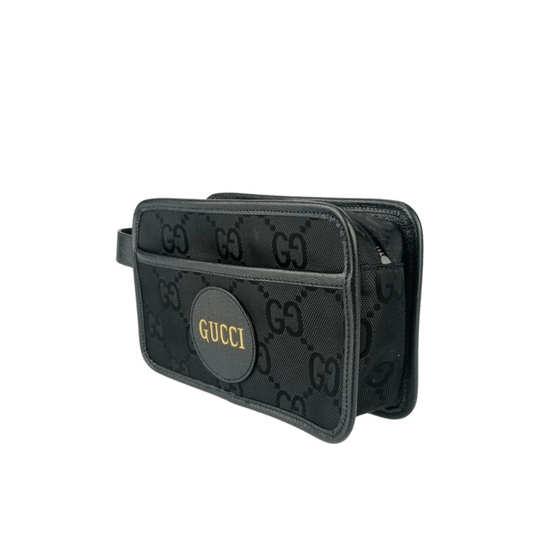 GUCCI Off the Grid clutch bag in nylon canvas and leather.