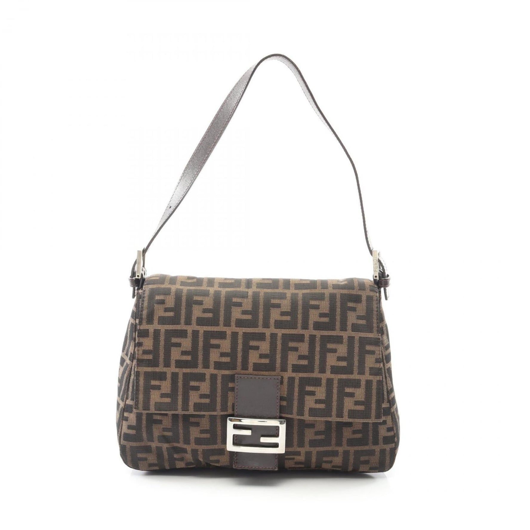 Fendi Mamma Bucket Shoulder Bag, Canvas and Leather